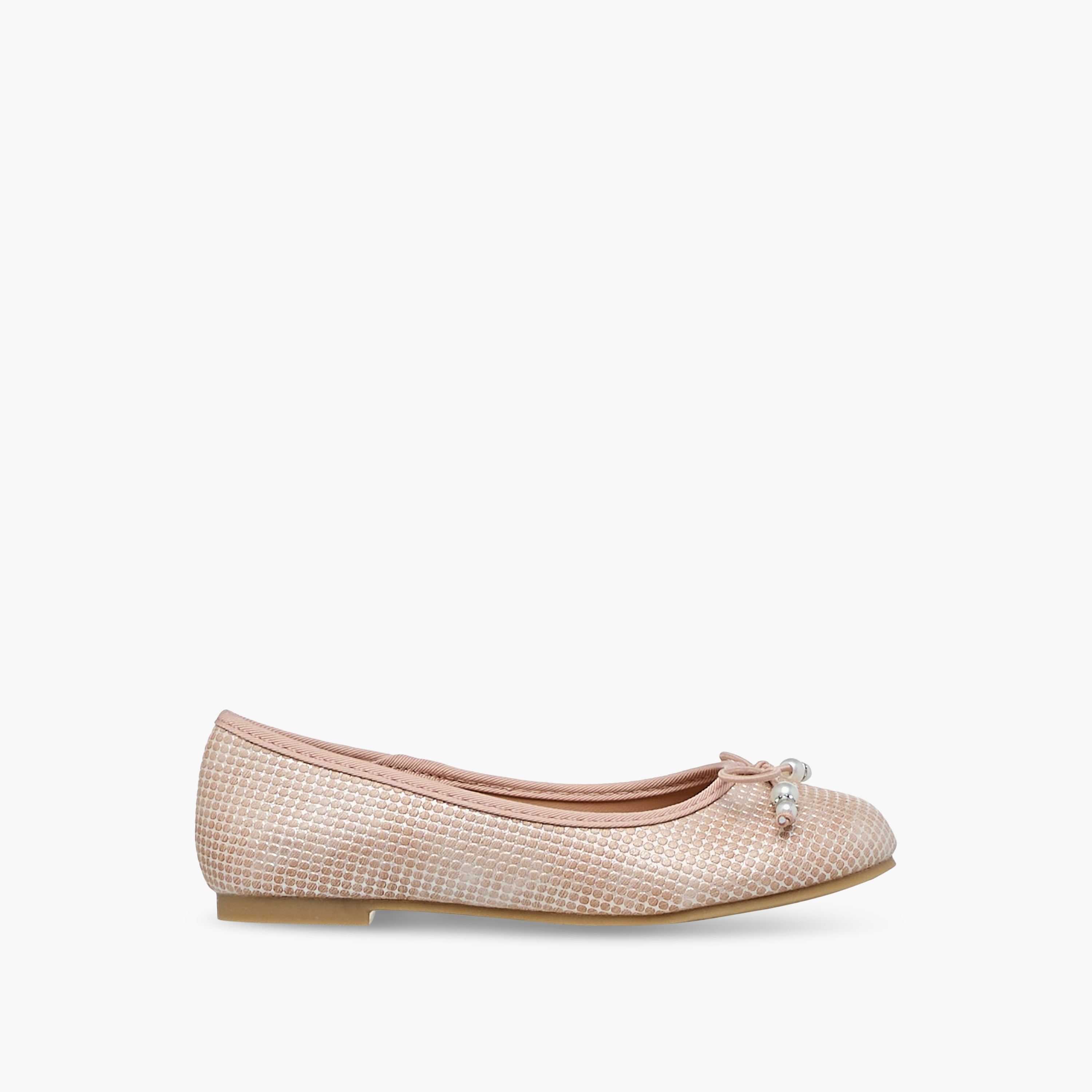 Little Missy Bow Accent Slip-On Ballerina Shoes-girls-shoes-ballerinas-image-3