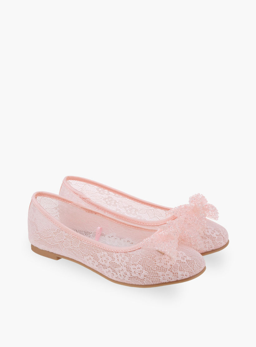 حذاء باليرينا سهل الارتداء للبنات من ليتل ميسي-girls-shoes-ballerinas-image-1