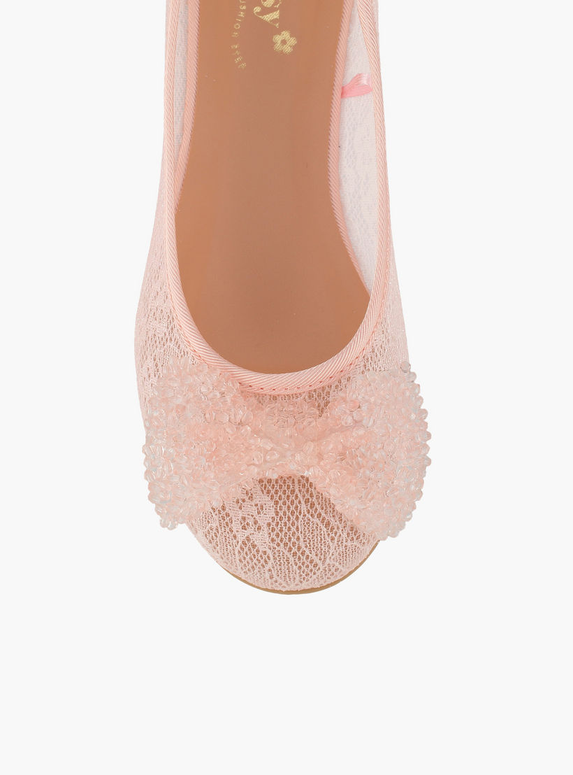 حذاء باليرينا سهل الارتداء للبنات من ليتل ميسي-girls-shoes-ballerinas-image-4