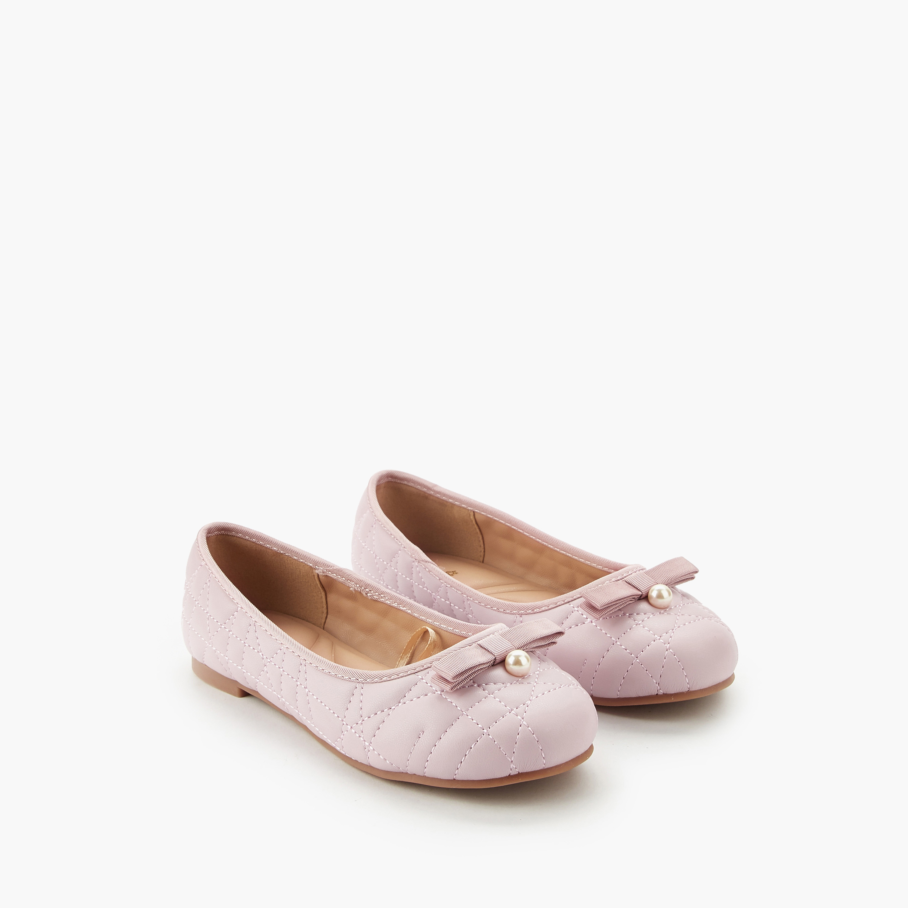 حذاء باليرينا مبطّن للبنات من ليتل ميسي-girls-shoes-ballerinas-image-1