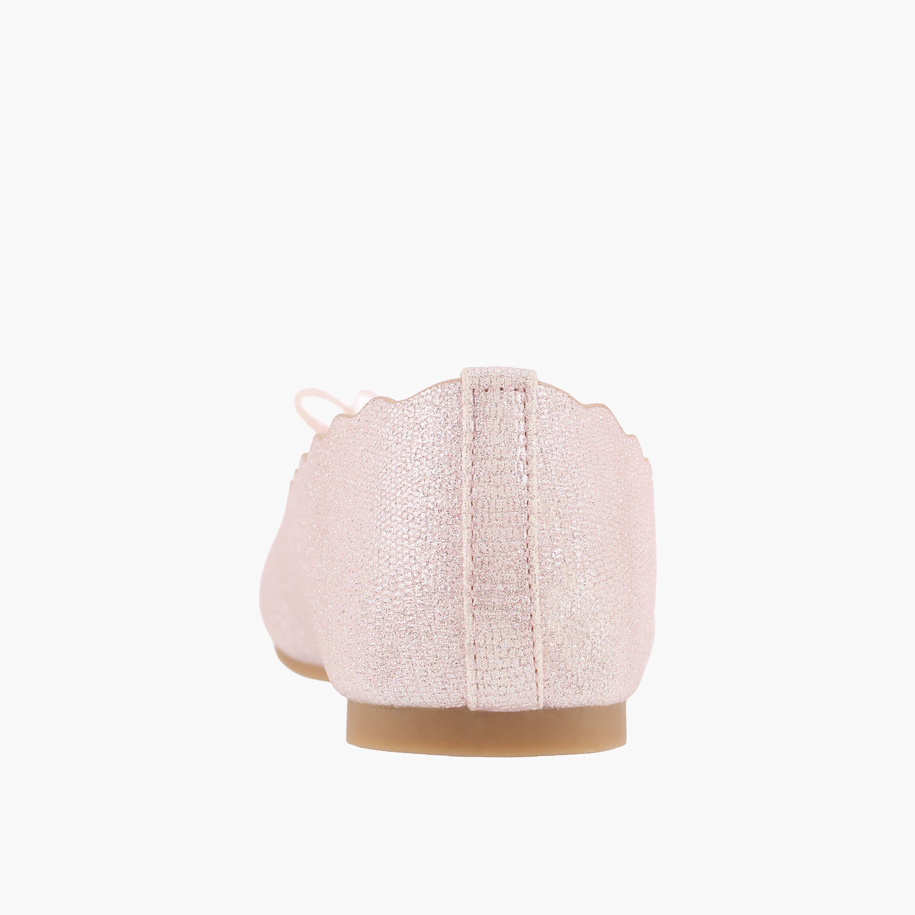 Little Missy Girls Textured Ballerina Shoes-girls-shoes-ballerinas-image-5