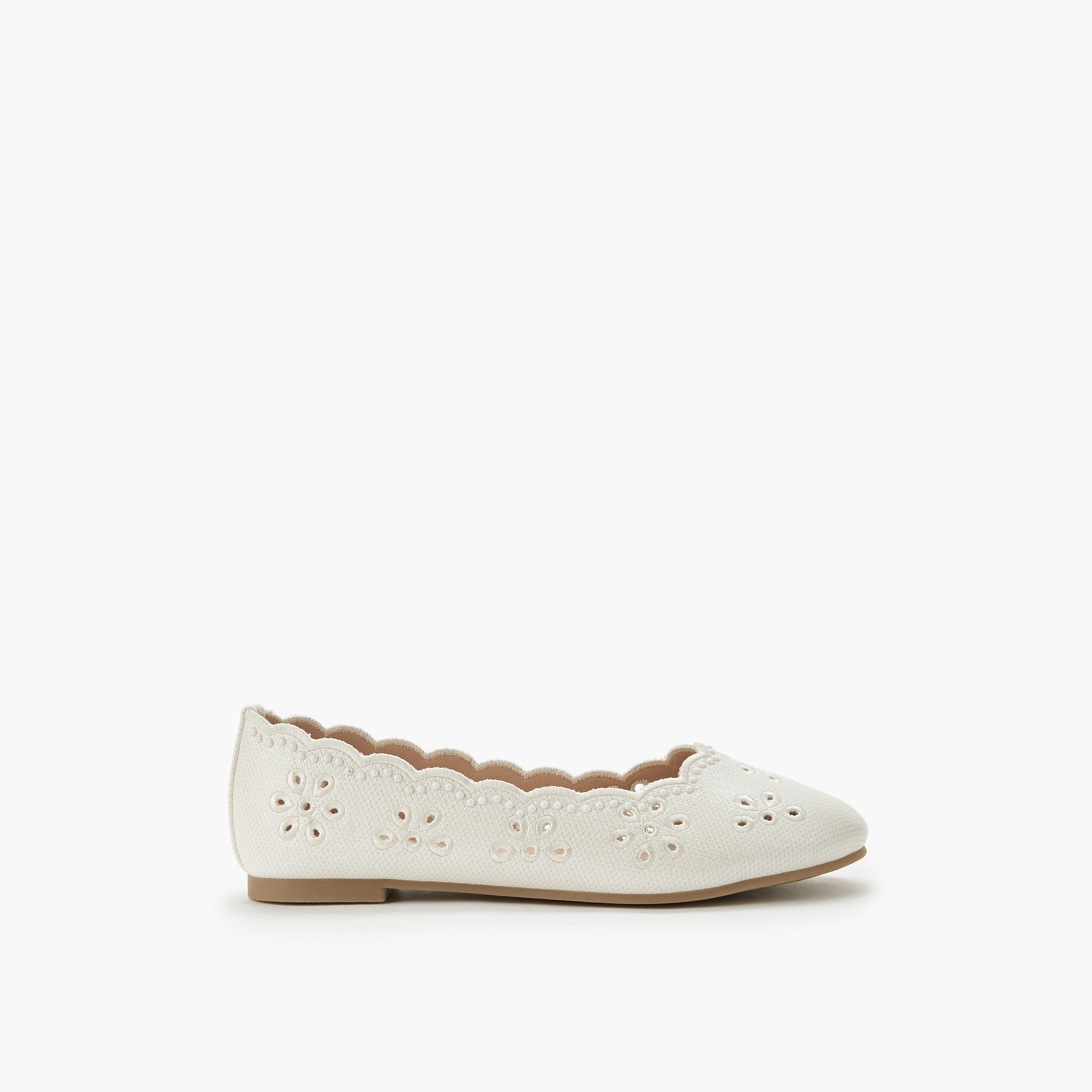 حذاء باليرينا مفرّغة بالليزر للبنات من ليتل ميسي-girls-shoes-ballerinas-image-3