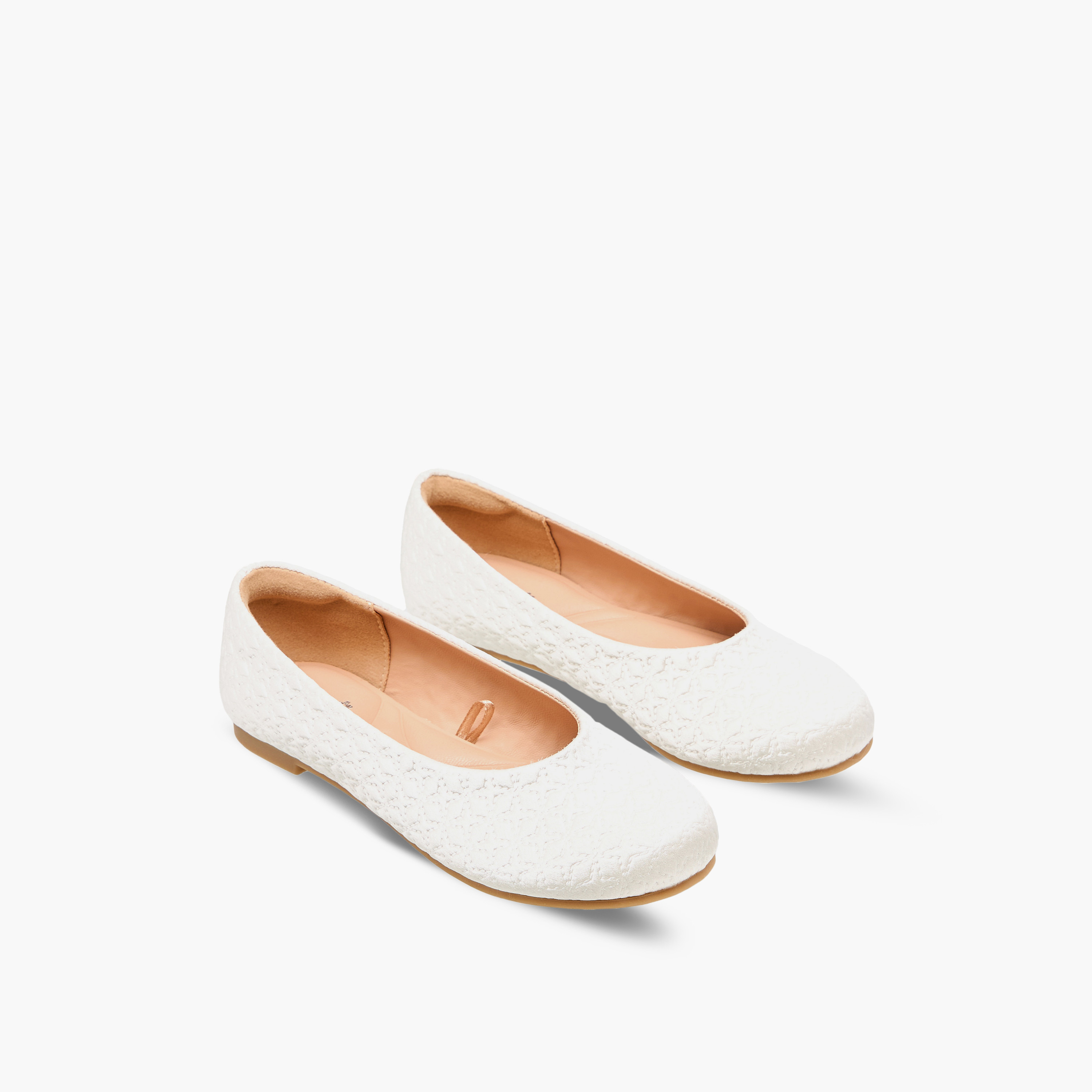 حذاء باليرينا مبطن للبنات من ليتل ميسي-girls-shoes-ballerinas-image-1
