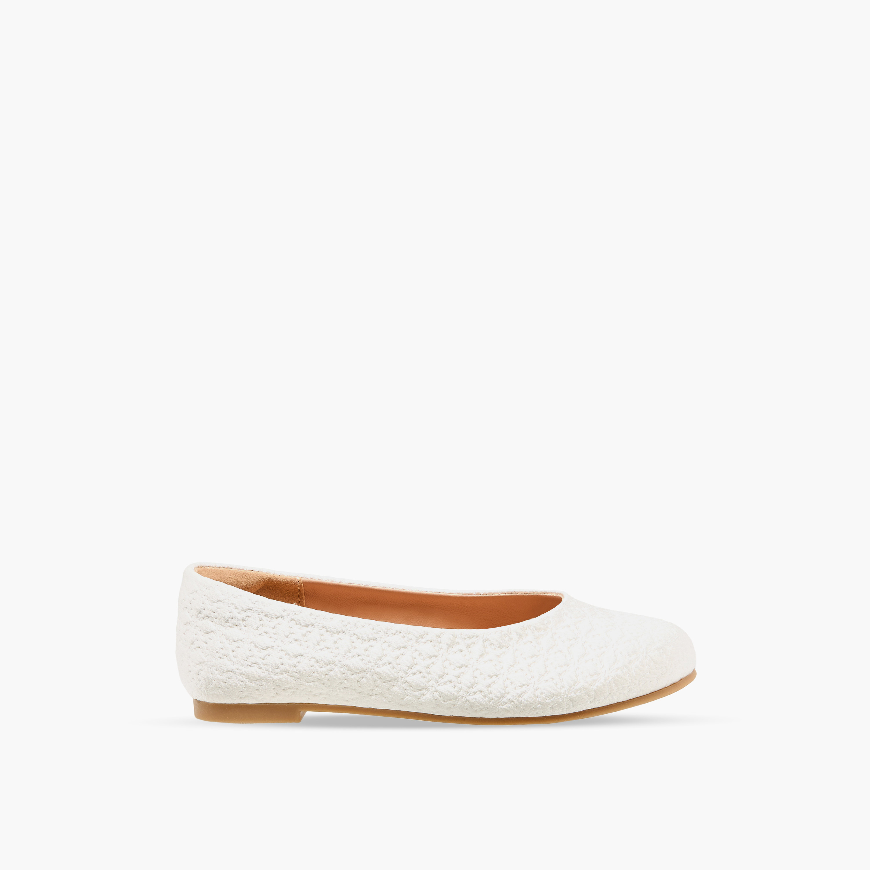 حذاء باليرينا مبطن للبنات من ليتل ميسي-girls-shoes-ballerinas-image-3
