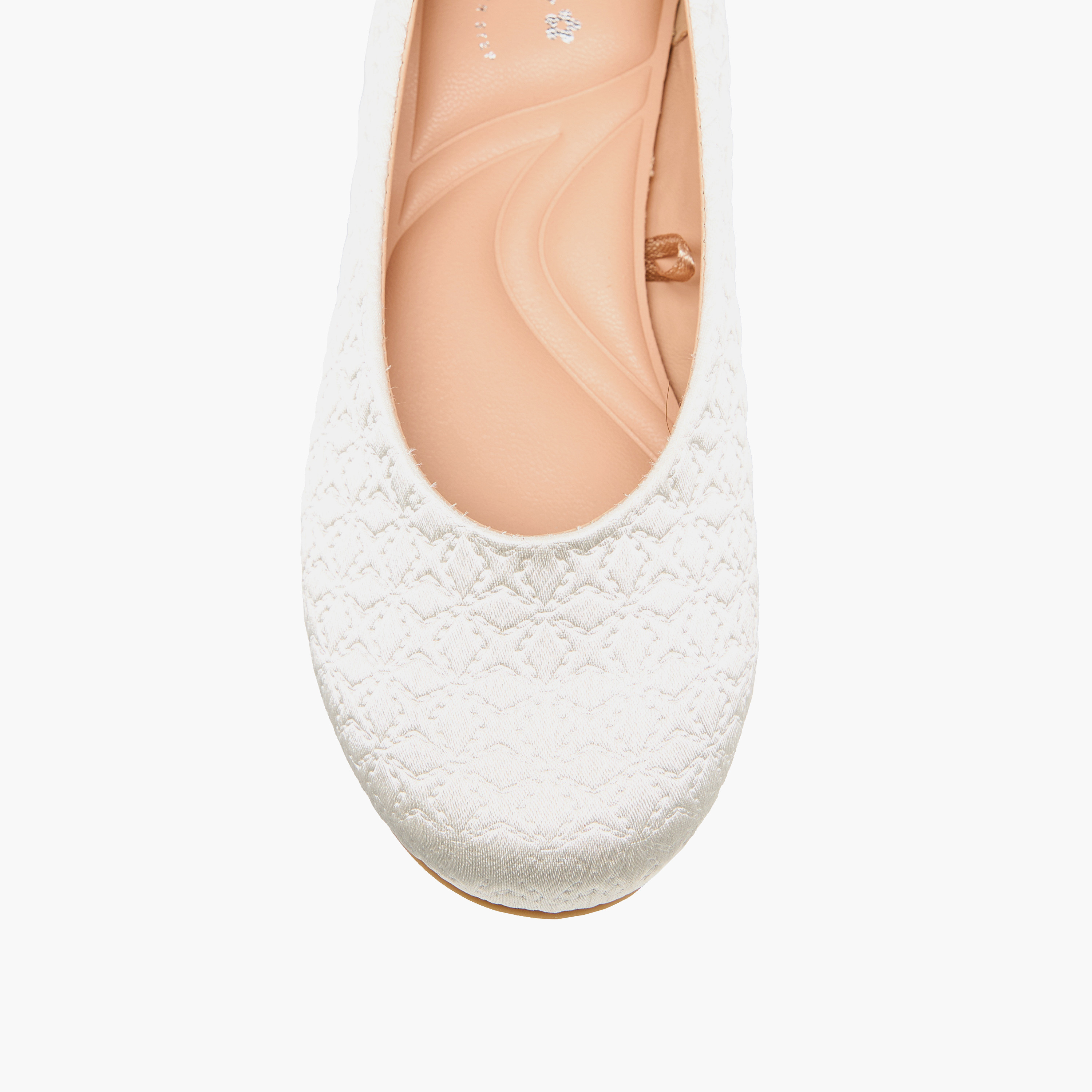 حذاء باليرينا مبطن للبنات من ليتل ميسي-girls-shoes-ballerinas-image-4