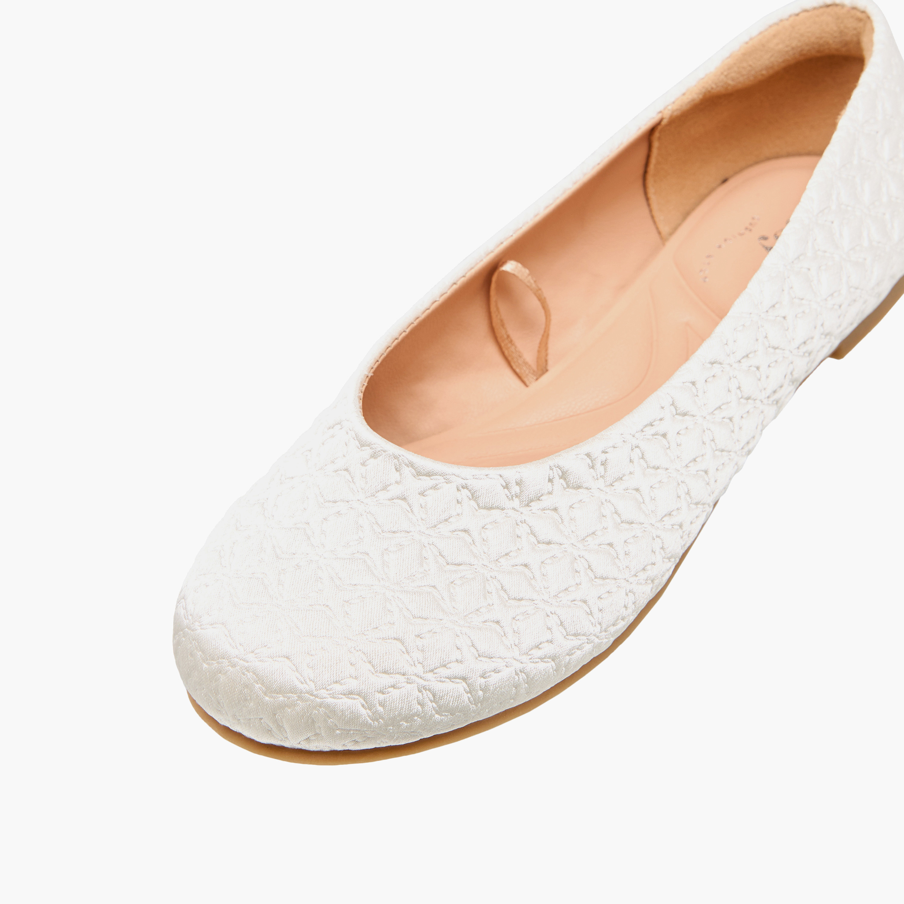 حذاء باليرينا مبطن للبنات من ليتل ميسي-girls-shoes-ballerinas-image-6