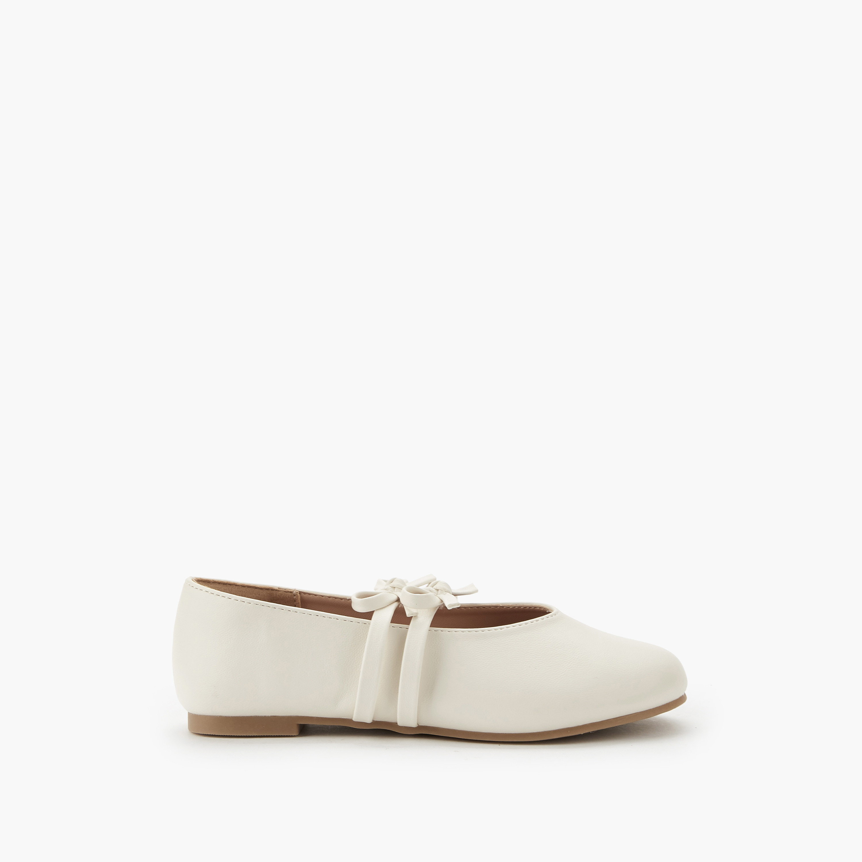حذاء باليرينا بحزام بفيونكة للبنات من ليتل ميسي-girls-shoes-maryjanes-image-2