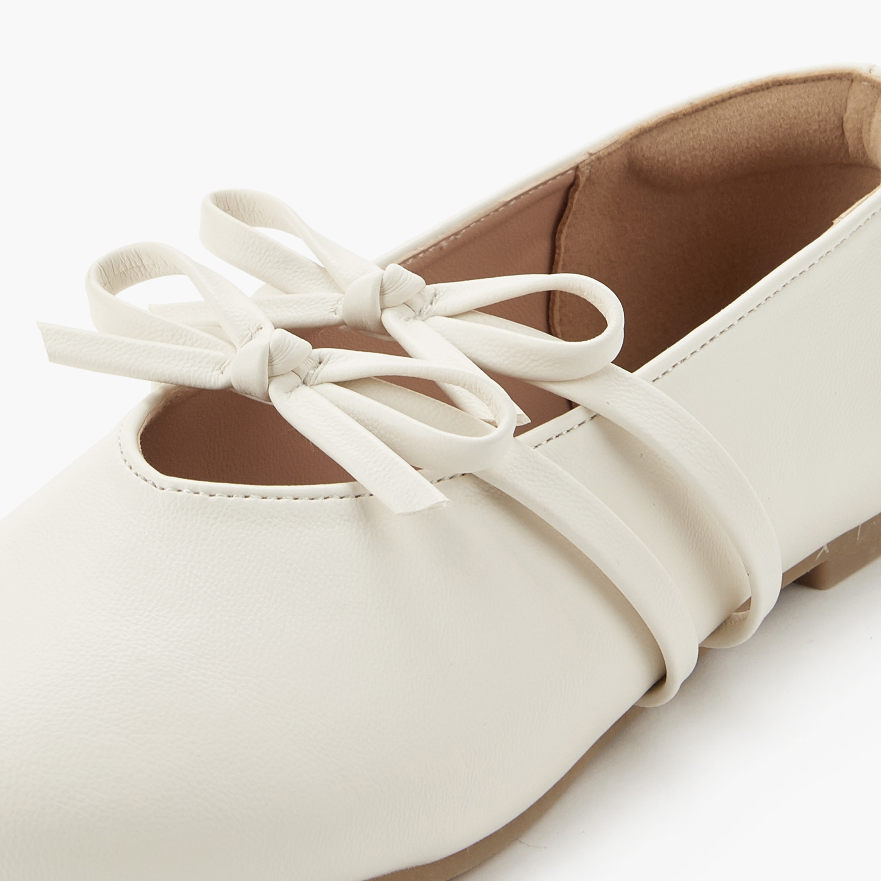 حذاء باليرينا بحزام بفيونكة للبنات من ليتل ميسي-girls-shoes-maryjanes-image-4