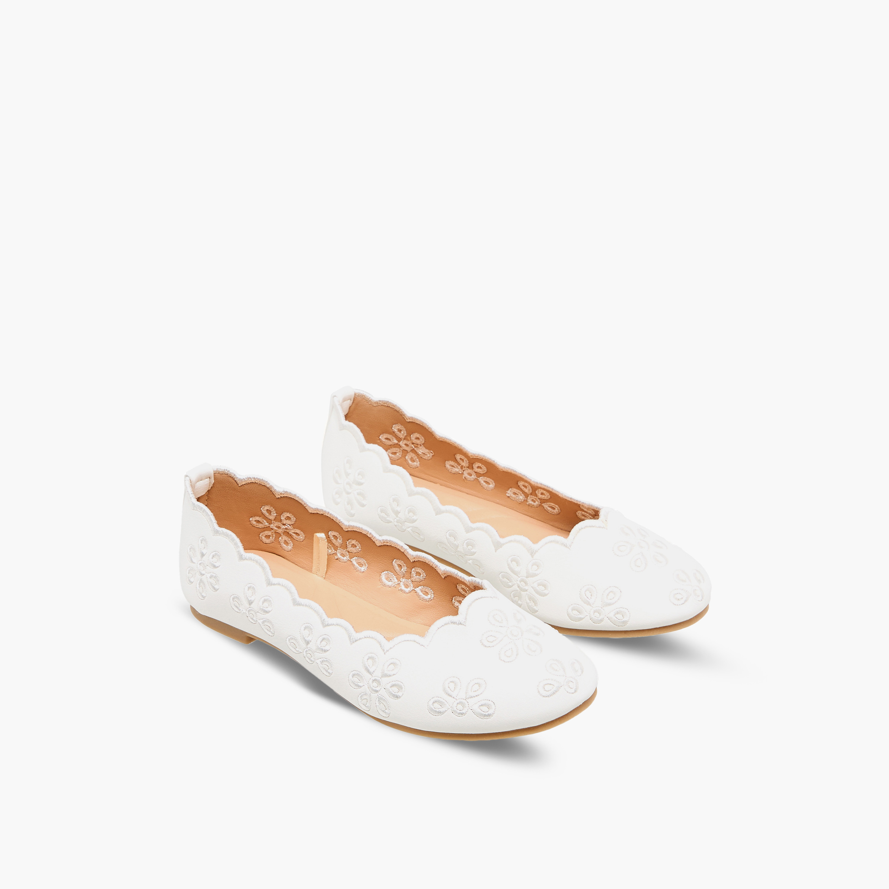 حذاء باليرينا مطرز للبنات من ليتل ميسي-girls-shoes-ballerinas-image-1