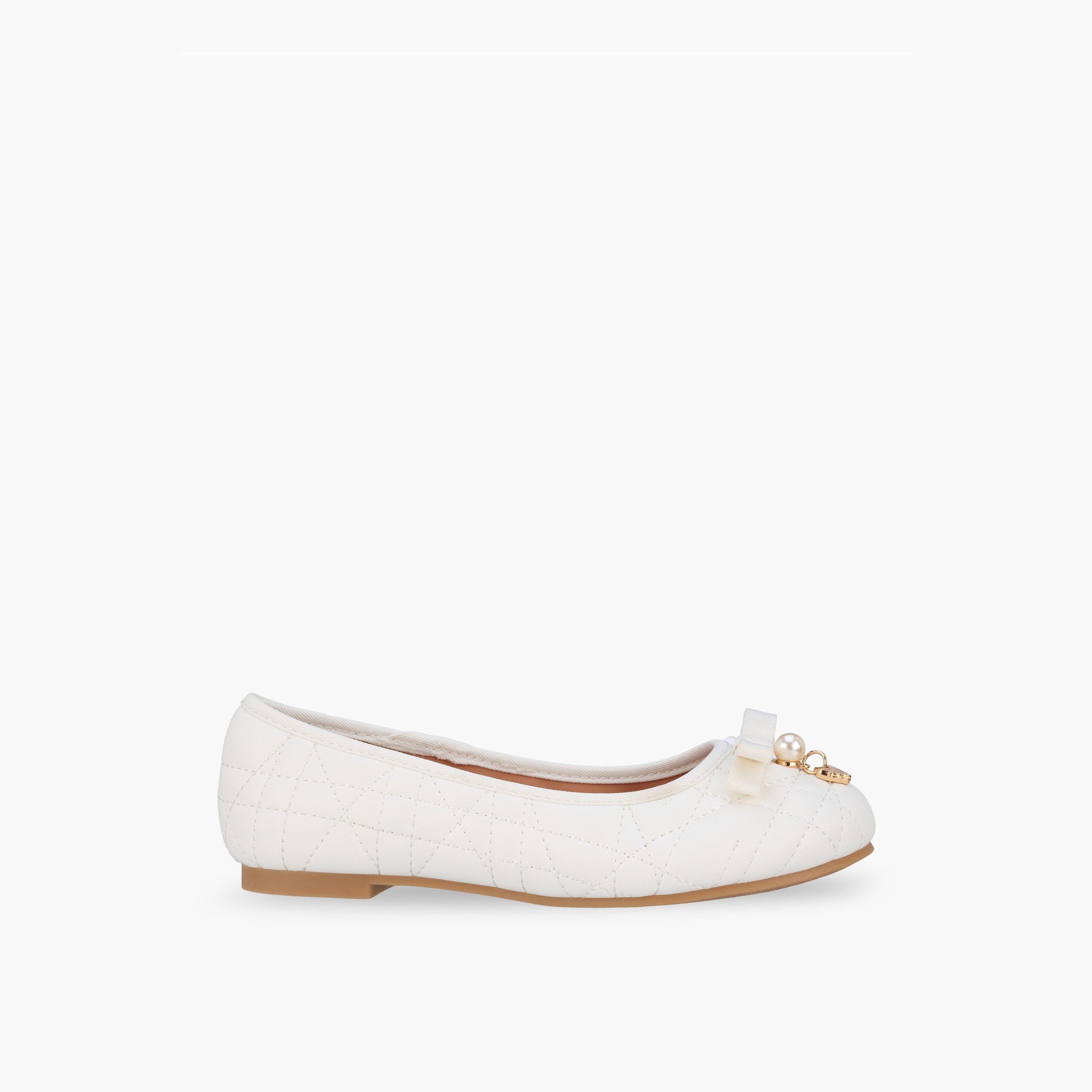 حذاء باليرينا بناتي مبطن بتصميم أنيق من ليتل ميسي-girls-shoes-ballerinas-image-3