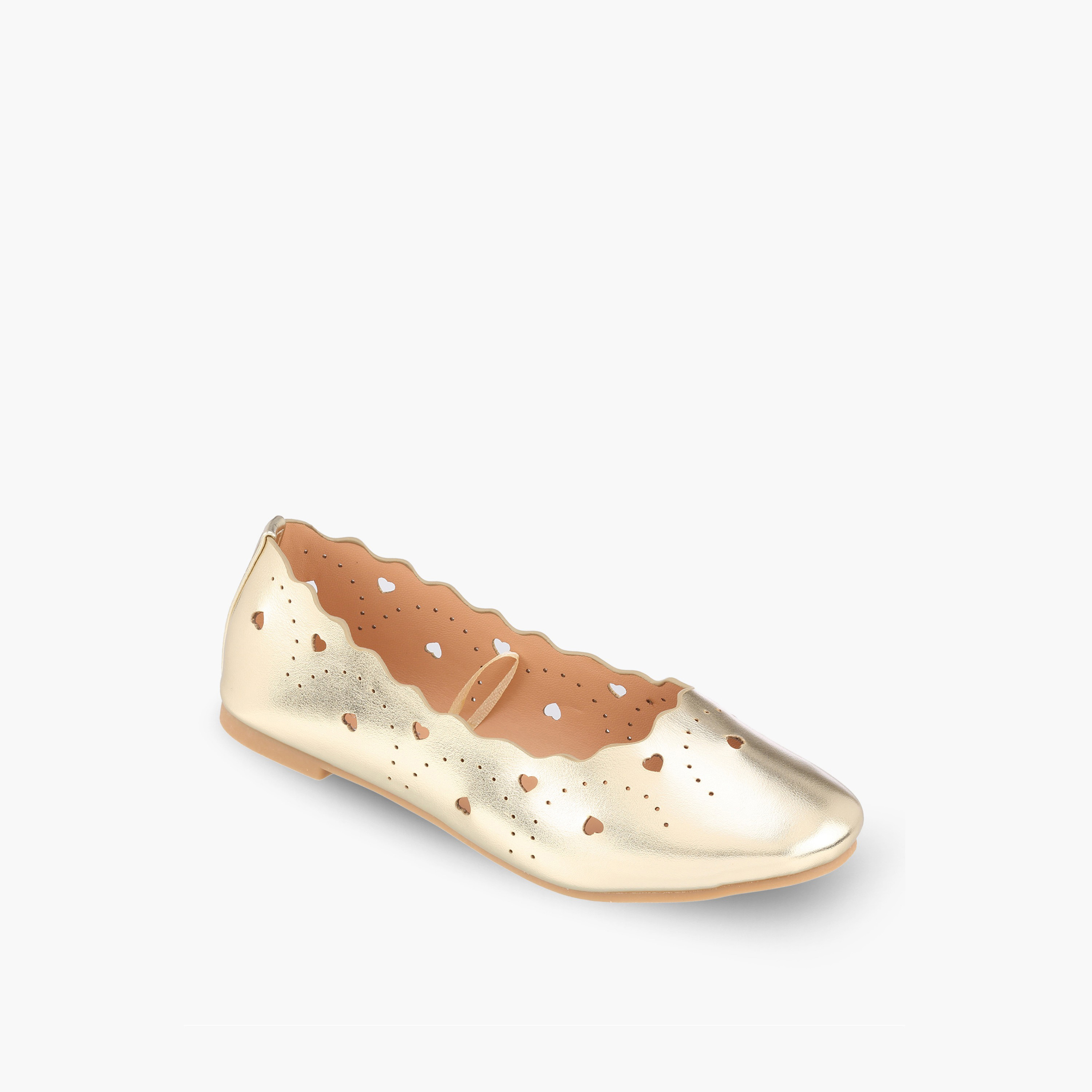 حذاء باليرينا بفتحات ليزر للبنات من ليتل ميسي-girls-shoes-ballerinas-image-2