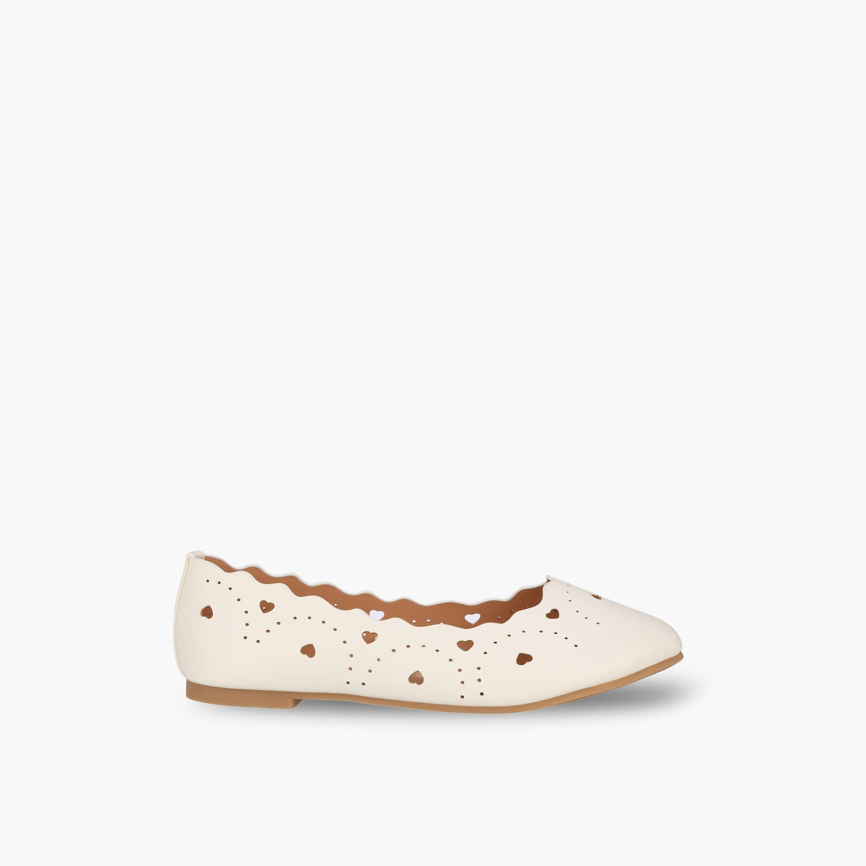 حذاء باليرينا بفتحات ليزر للبنات من ليتل ميسي-girls-shoes-ballerinas-image-3
