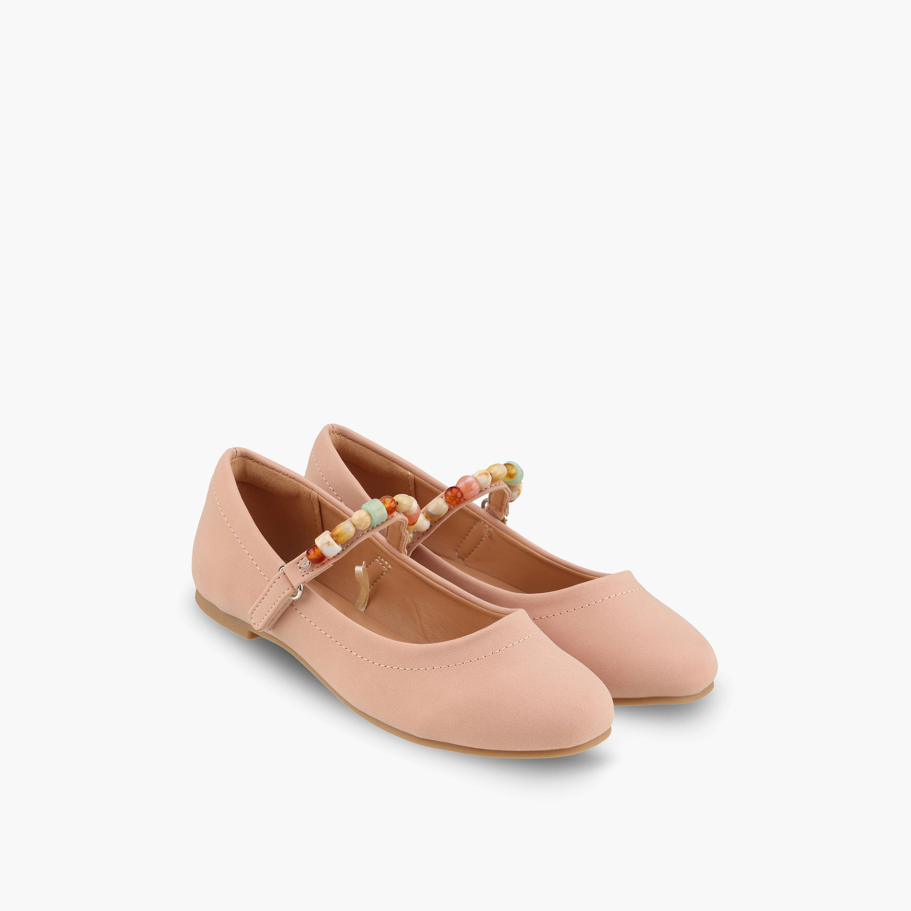 Little Missy Girls Beaded Mary Jane Shoes-girls-shoes-maryjanes-image-1