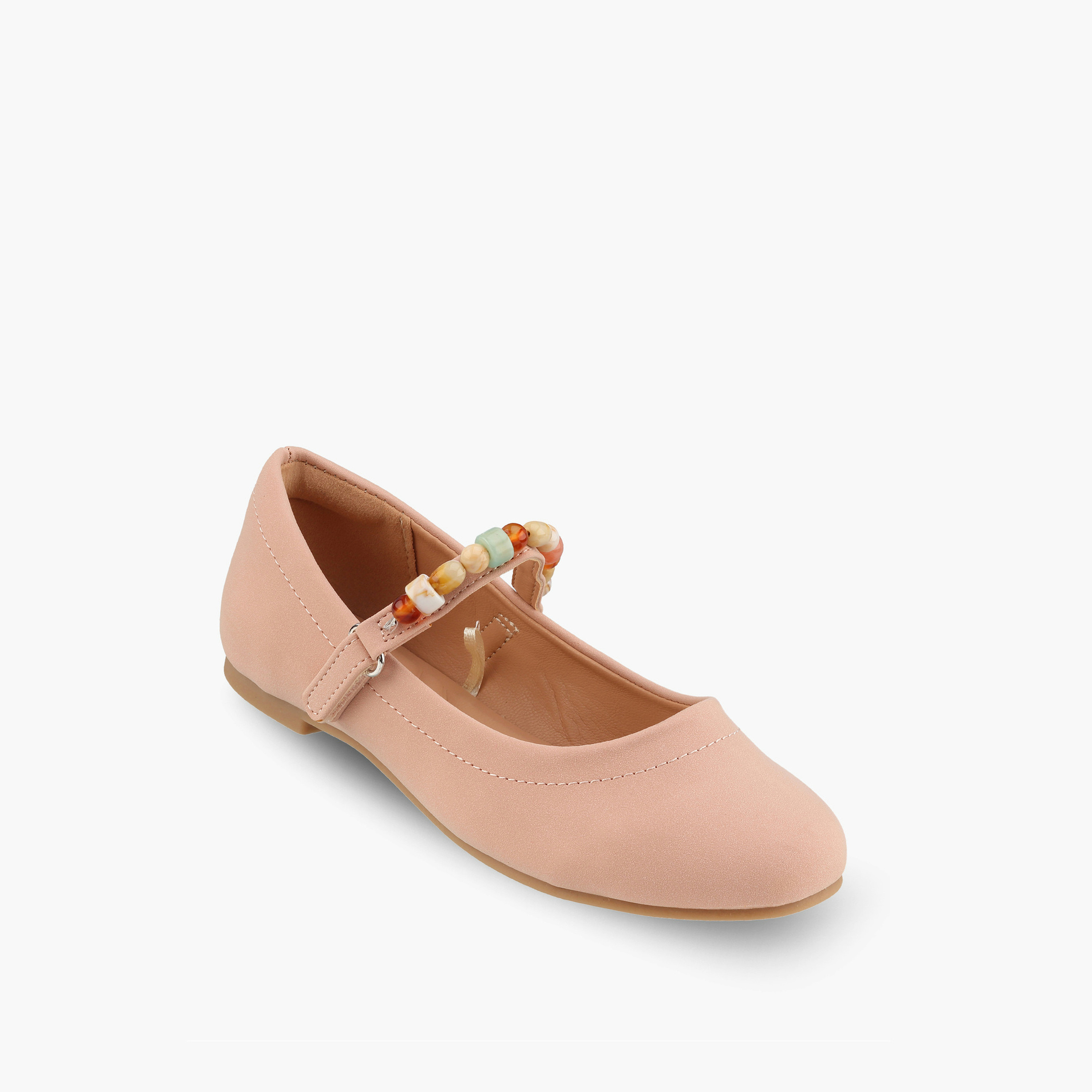 Little Missy Girls Beaded Mary Jane Shoes-girls-shoes-maryjanes-image-2