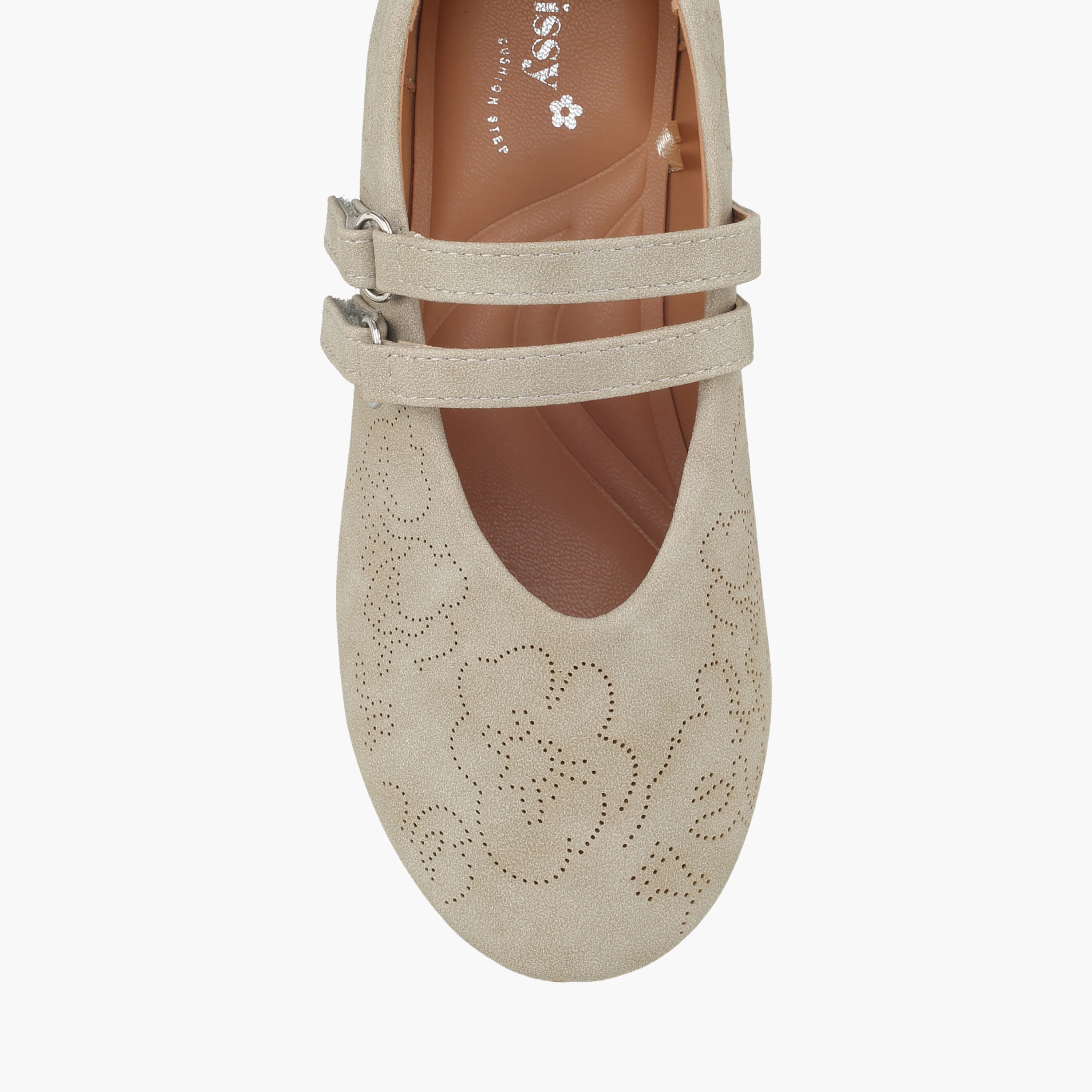 Little Missy Girls Laser Cut Mary Jane Shoes-girls-shoes-ballerinas-image-4