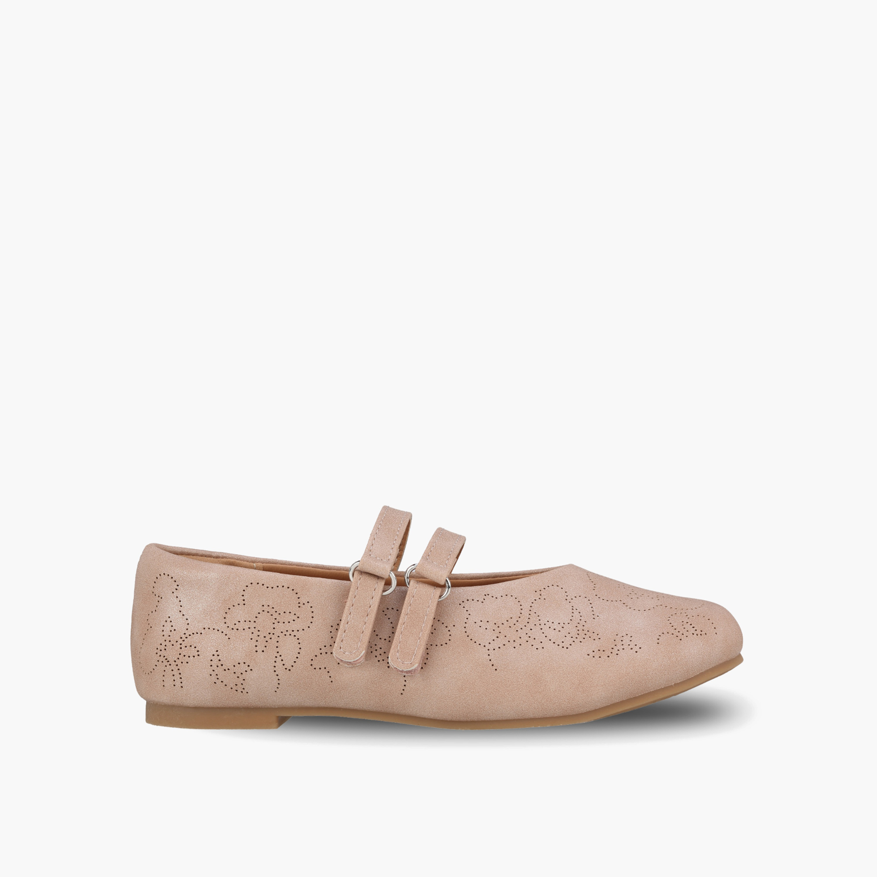 Little Missy Girls Laser Cut Mary Jane Shoes-girls-shoes-ballerinas-image-3