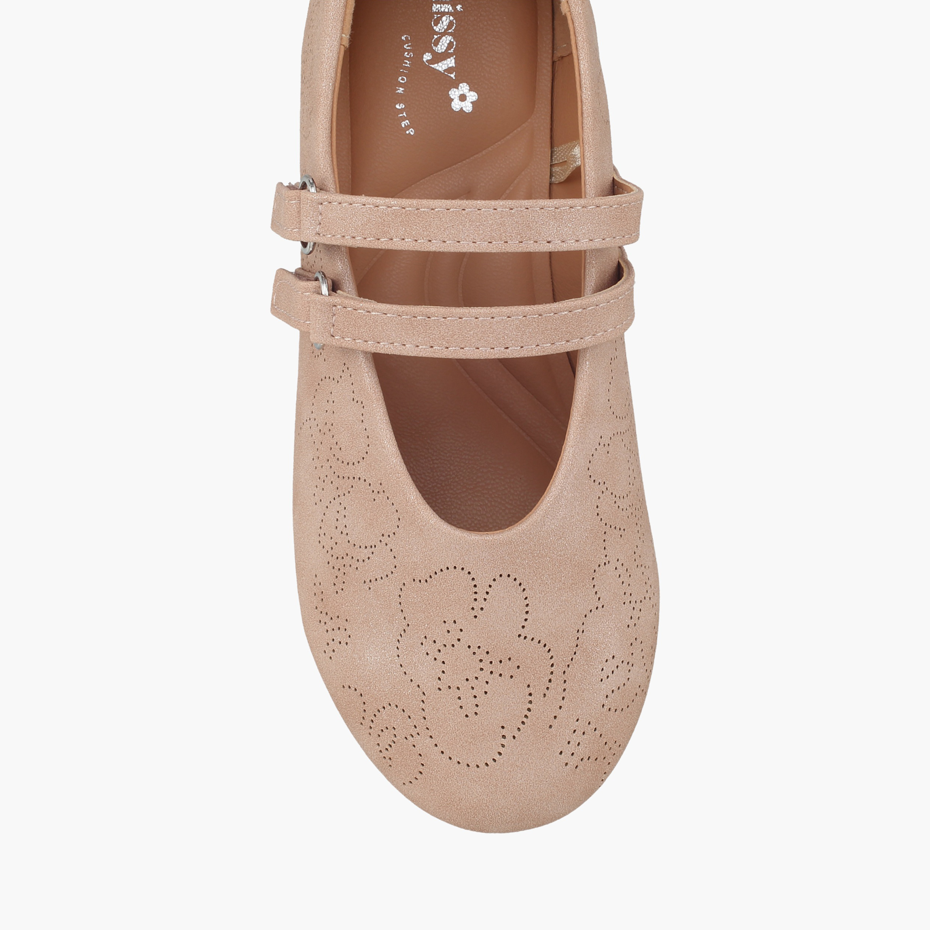 Little Missy Girls Laser Cut Mary Jane Shoes-girls-shoes-ballerinas-image-4