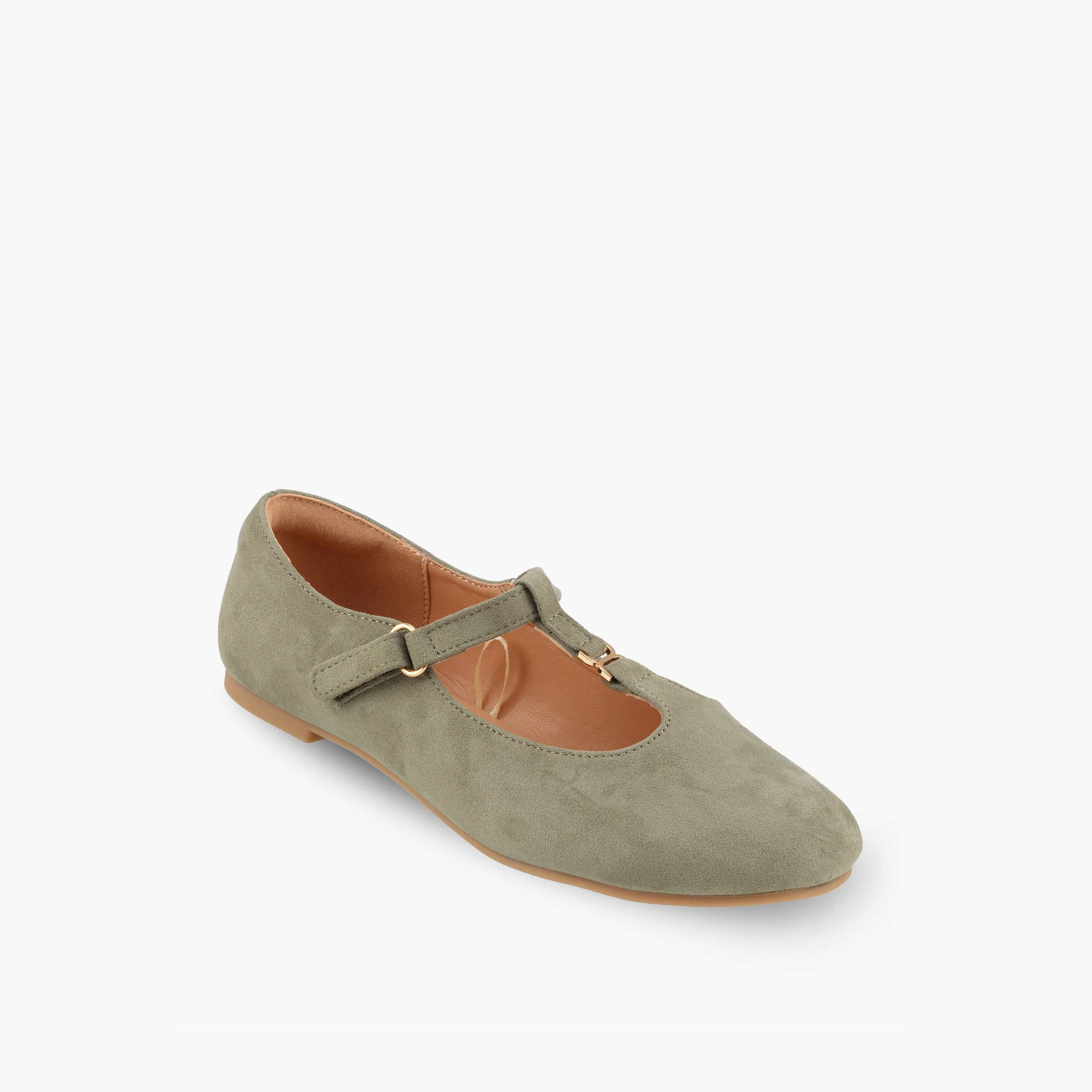 حذاء ماري جين بزينة ميتاليك للبنات من ليتل ميسي-girls-shoes-ballerinas-image-2