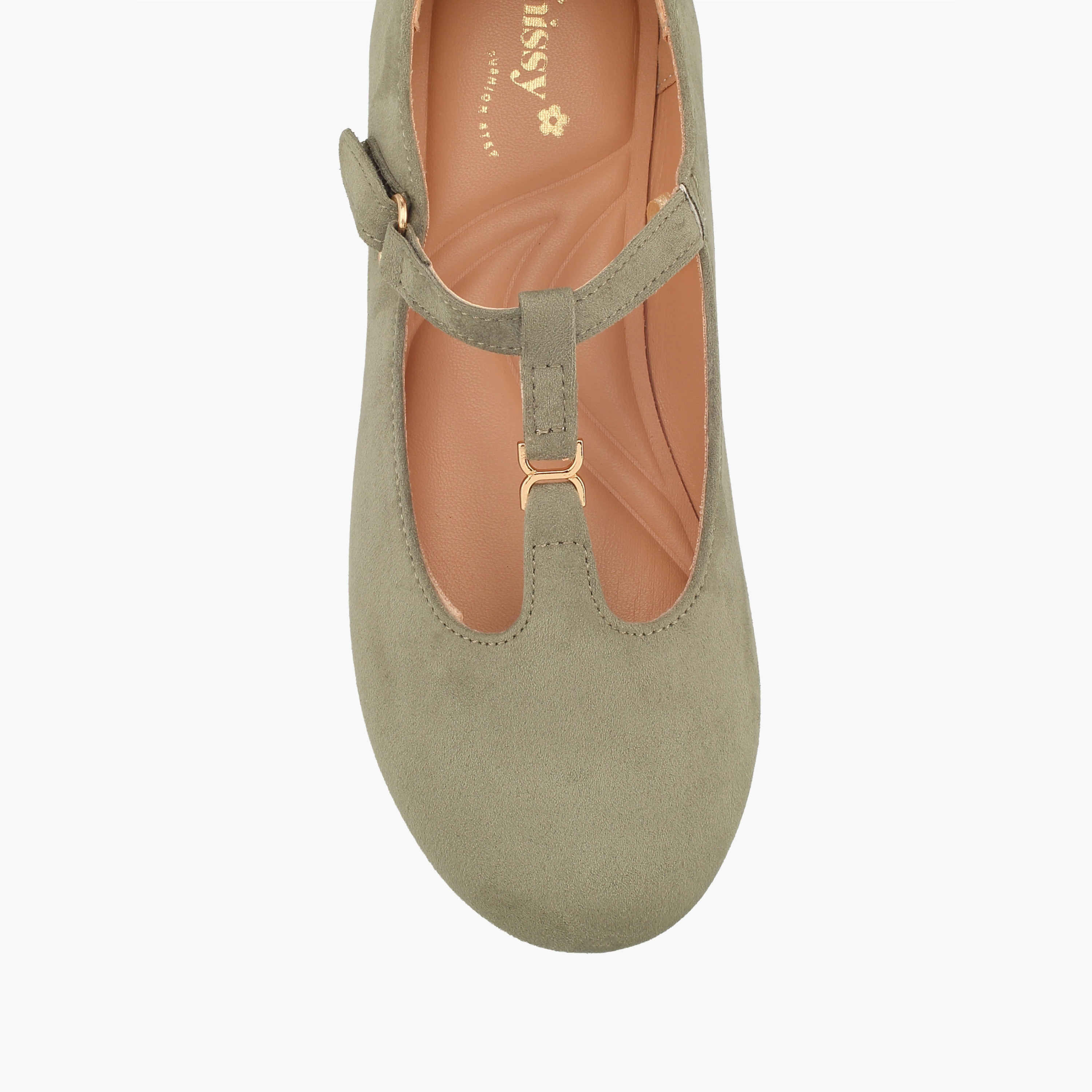 حذاء ماري جين بزينة ميتاليك للبنات من ليتل ميسي-girls-shoes-ballerinas-image-4