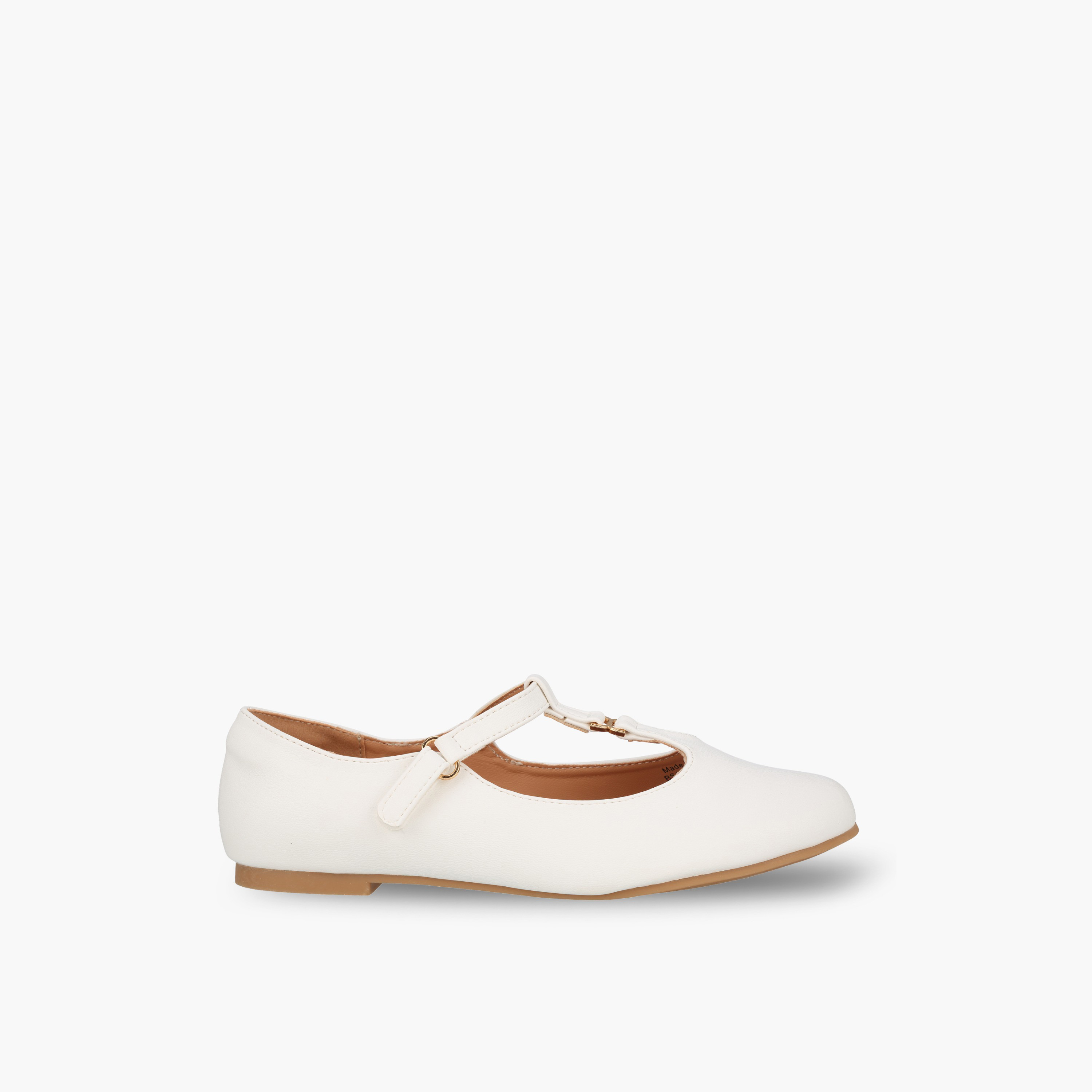 حذاء ماري جين بزينة ميتاليك للبنات من ليتل ميسي-girls-shoes-ballerinas-image-3