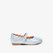 Juniors Scallop Hem Mary Jane Shoes with Hook and Loop Closure-Girl%27s Casual Shoes-thumbnail-0
