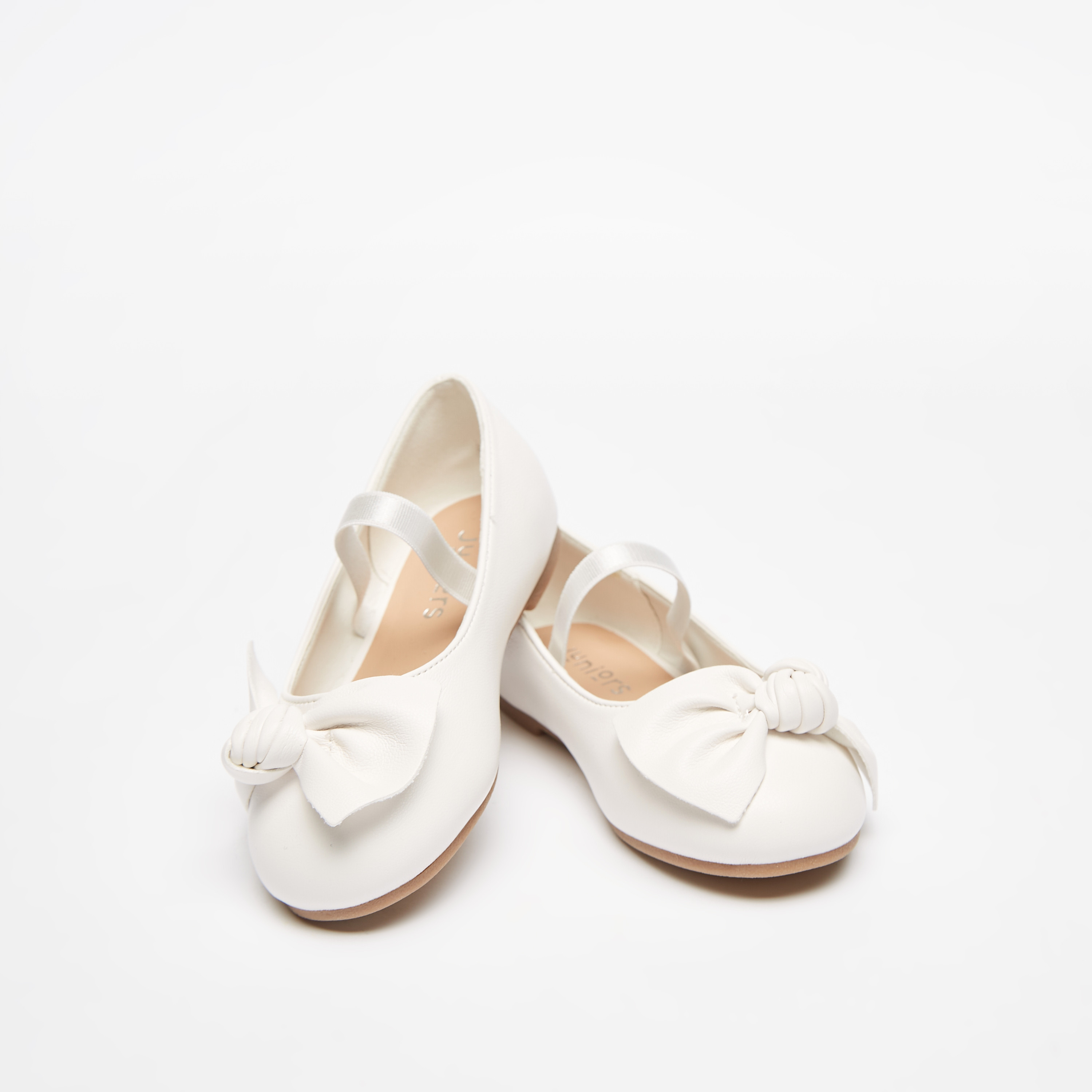 حذاء باليرينا بفيونكة مع حزام مطاطي من جونيورز-girls-shoes-schoolshoes-image-4