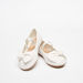Juniors Bow Accent Ballerina Shoes with Elastic Strap-Girl%27s Ballerinas-thumbnailMobile-3