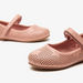 Juniors Ballerina Shoes with Star Detail and Hook and Loop Closure-Girl%27s Ballerinas-thumbnail-3