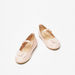 Juniors Butterfly Applique Round Toe Ballerina Shoes with Elasticated Strap-Girl%27s Ballerinas-thumbnailMobile-1