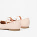 Juniors Butterfly Applique Round Toe Ballerina Shoes with Elasticated Strap-Girl%27s Ballerinas-thumbnailMobile-3