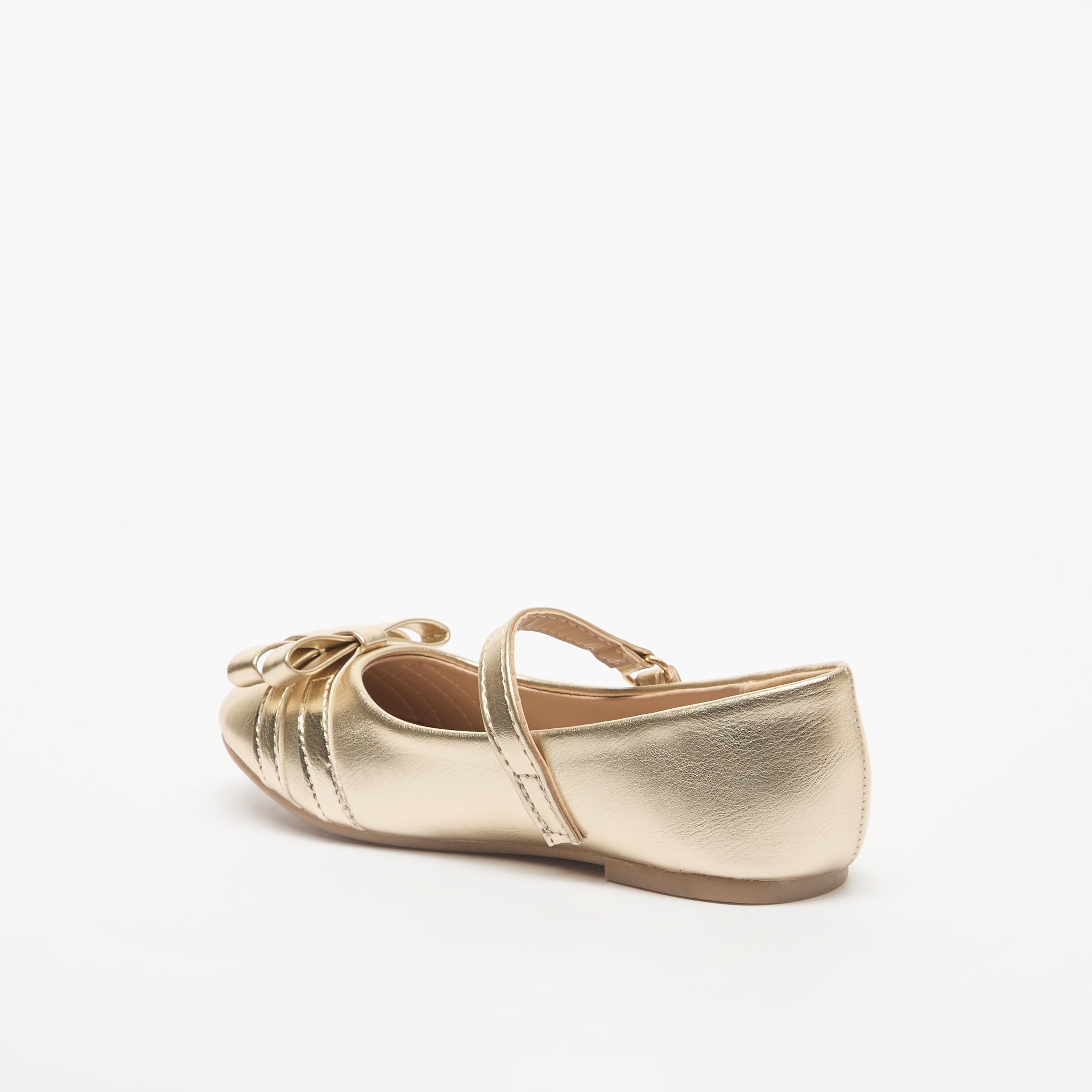 حذاء باليرينا بزينة فيونكة وشريط إغلاق لاصق من فلورا بيلا-girls-shoes-ballerinas-image-7