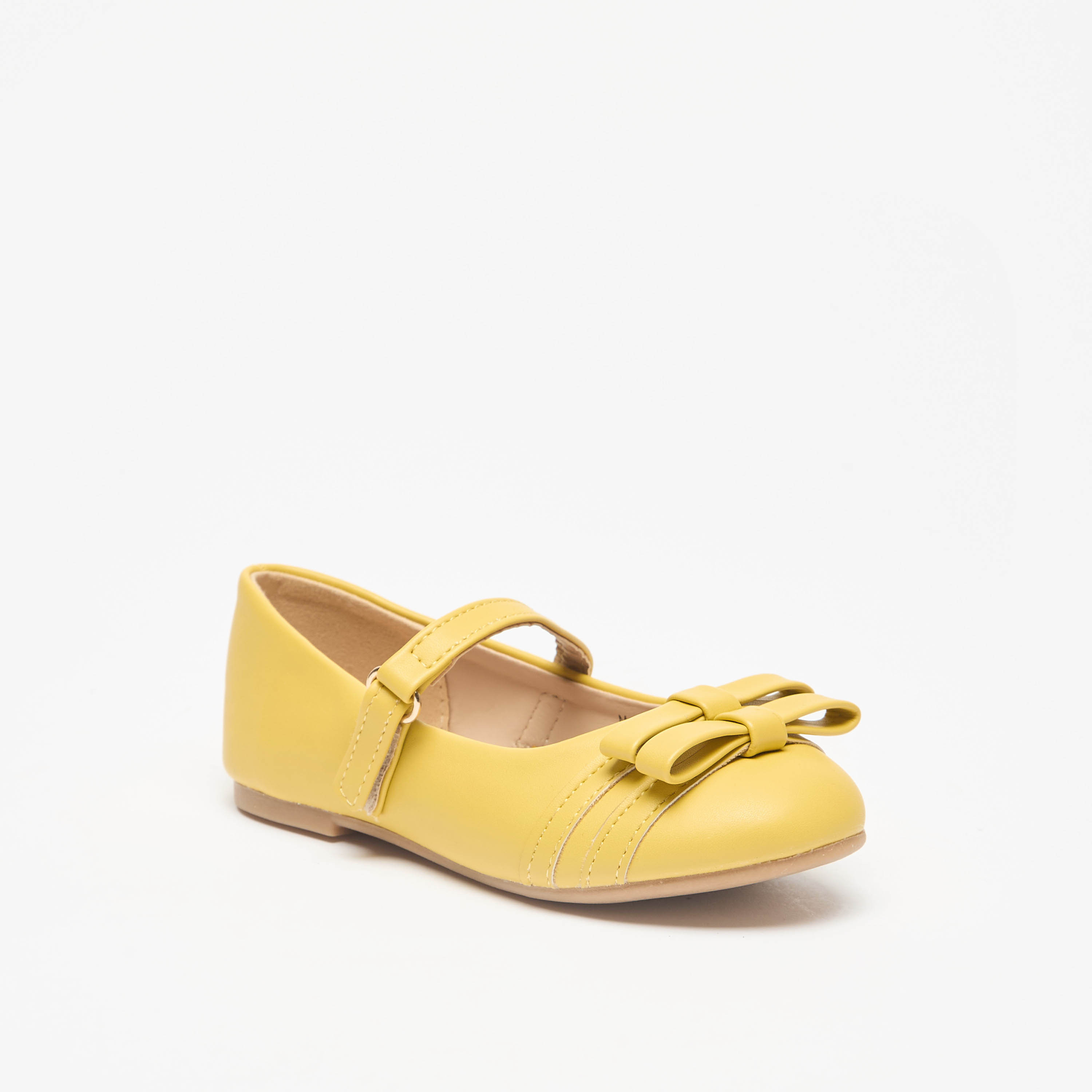 حذاء باليرينا بزينة فيونكة وشريط إغلاق لاصق من فلورا بيلا-girls-shoes-ballerinas-image-11