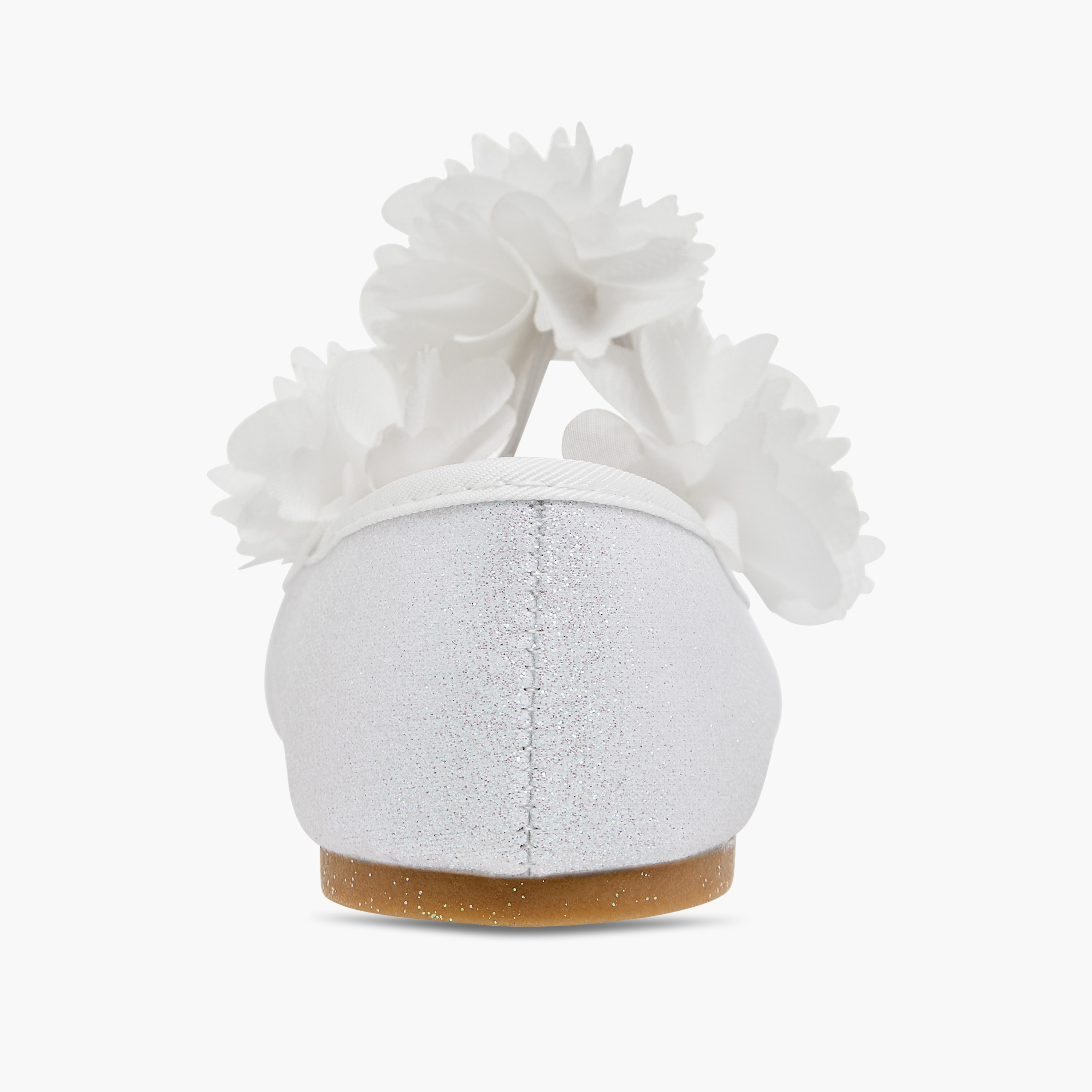Flora Bella Embellished Ballerina Shoes with Elasticated Strap-girls-shoes-maryjanes-image-5