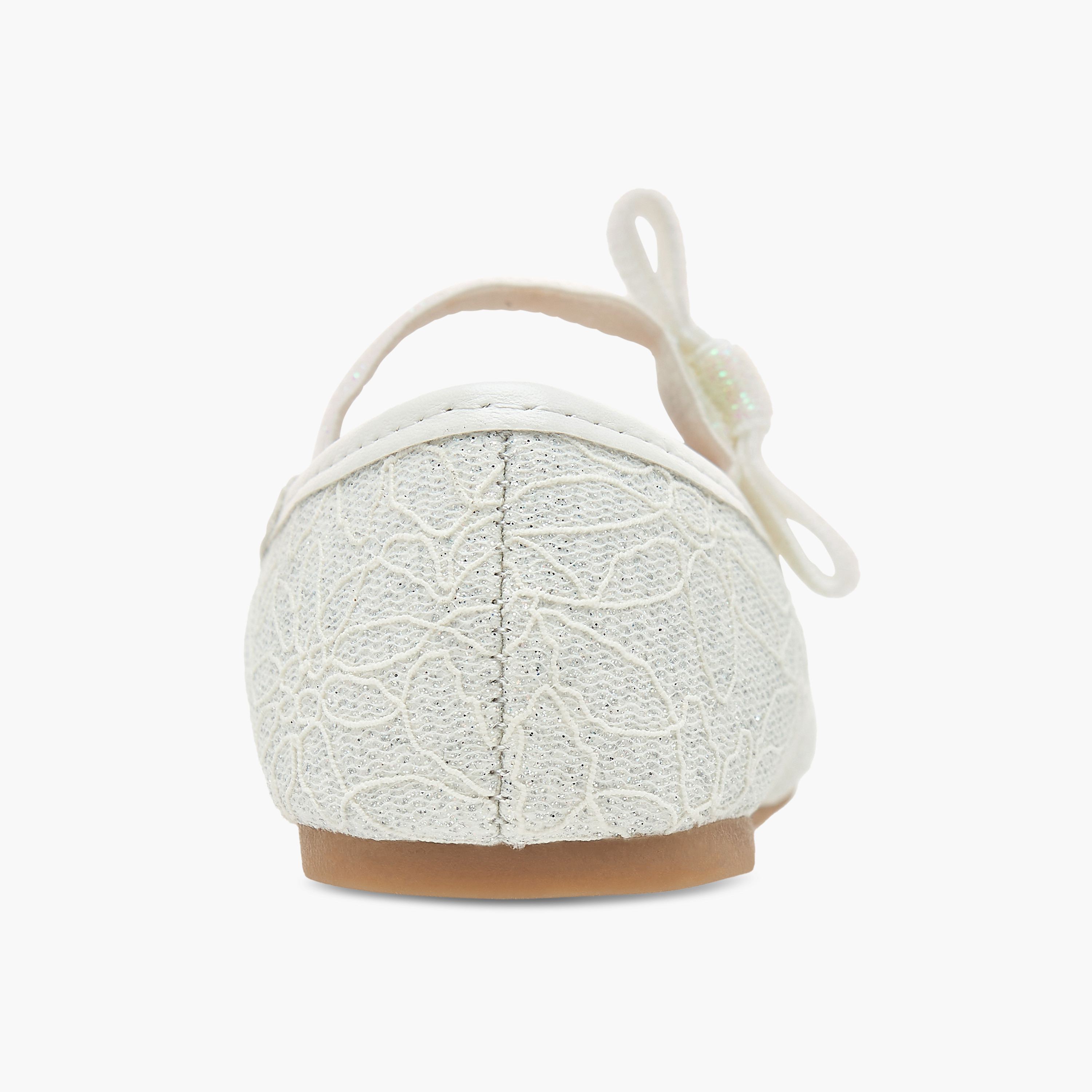 حذاء باليرينا بارز الملمس بحزام مطاطي من فلورا بيلا-girls-shoes-ballerinas-image-5