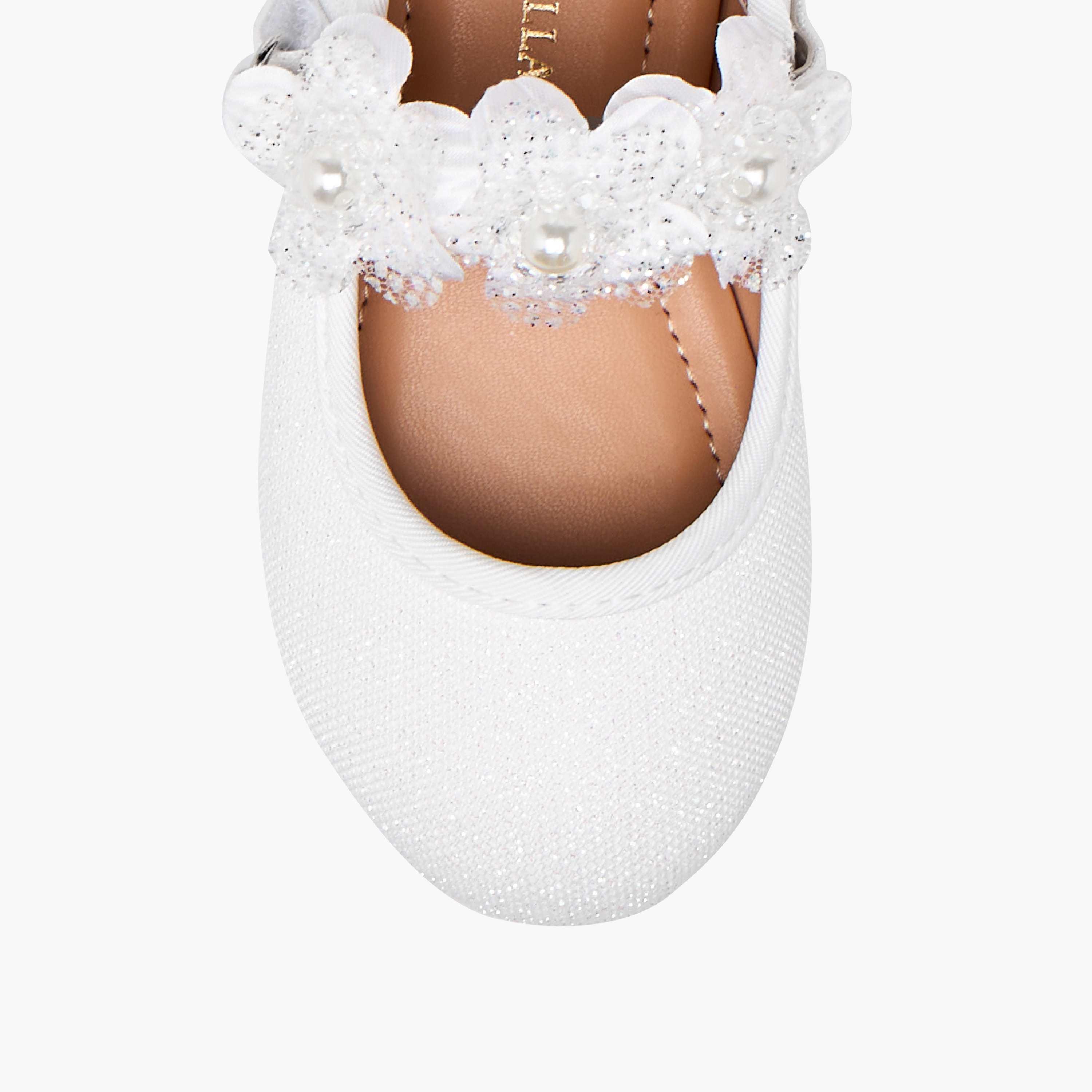 Flora Bella Floral Applique Ballerina Shoes with Hook and Loop Closure-girls-shoes-ballerinas-image-4