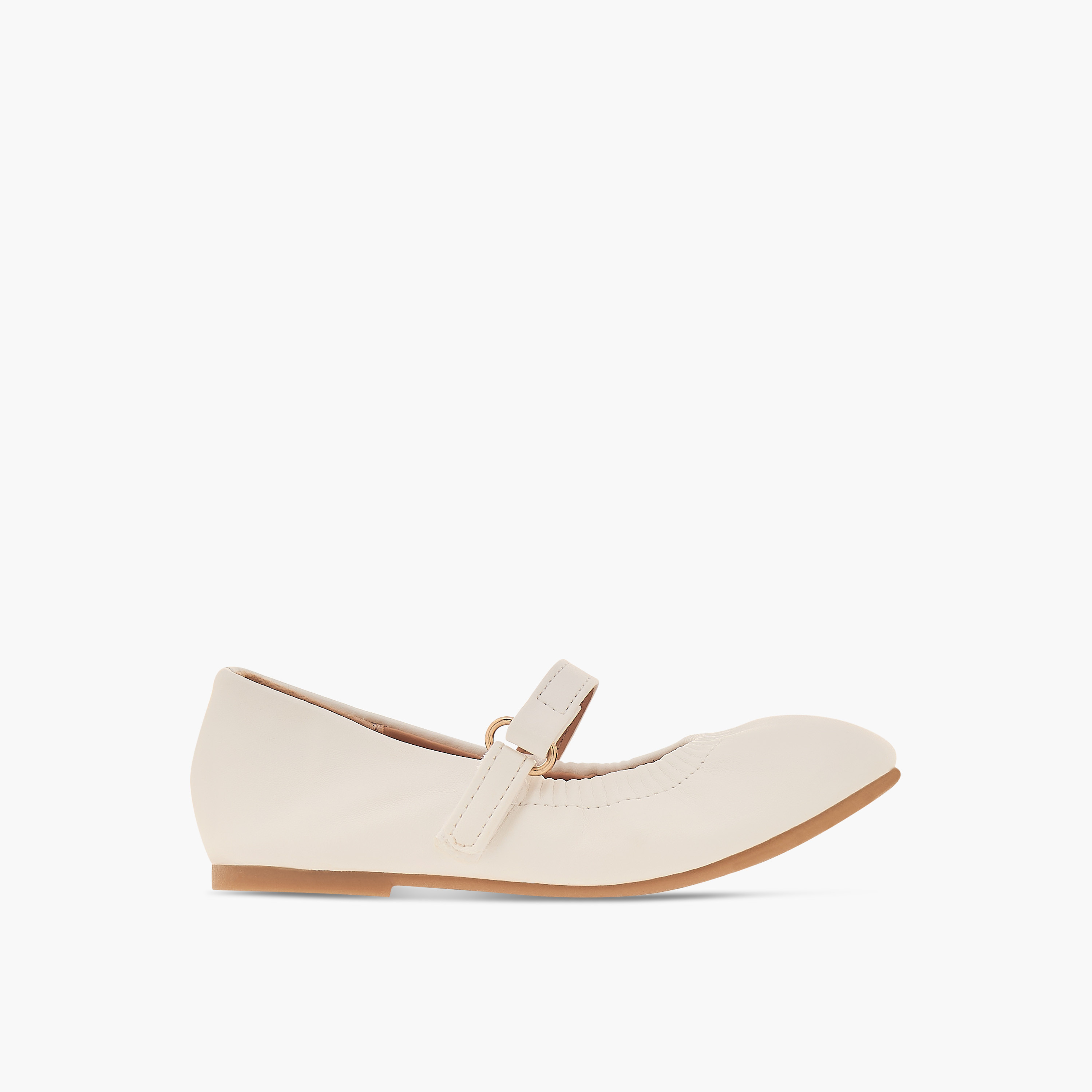 حذاء باليرينا سادة مع إغلاق بشريط إغلاق لاصق من فلورا بيلا-girls-shoes-maryjanes-image-3