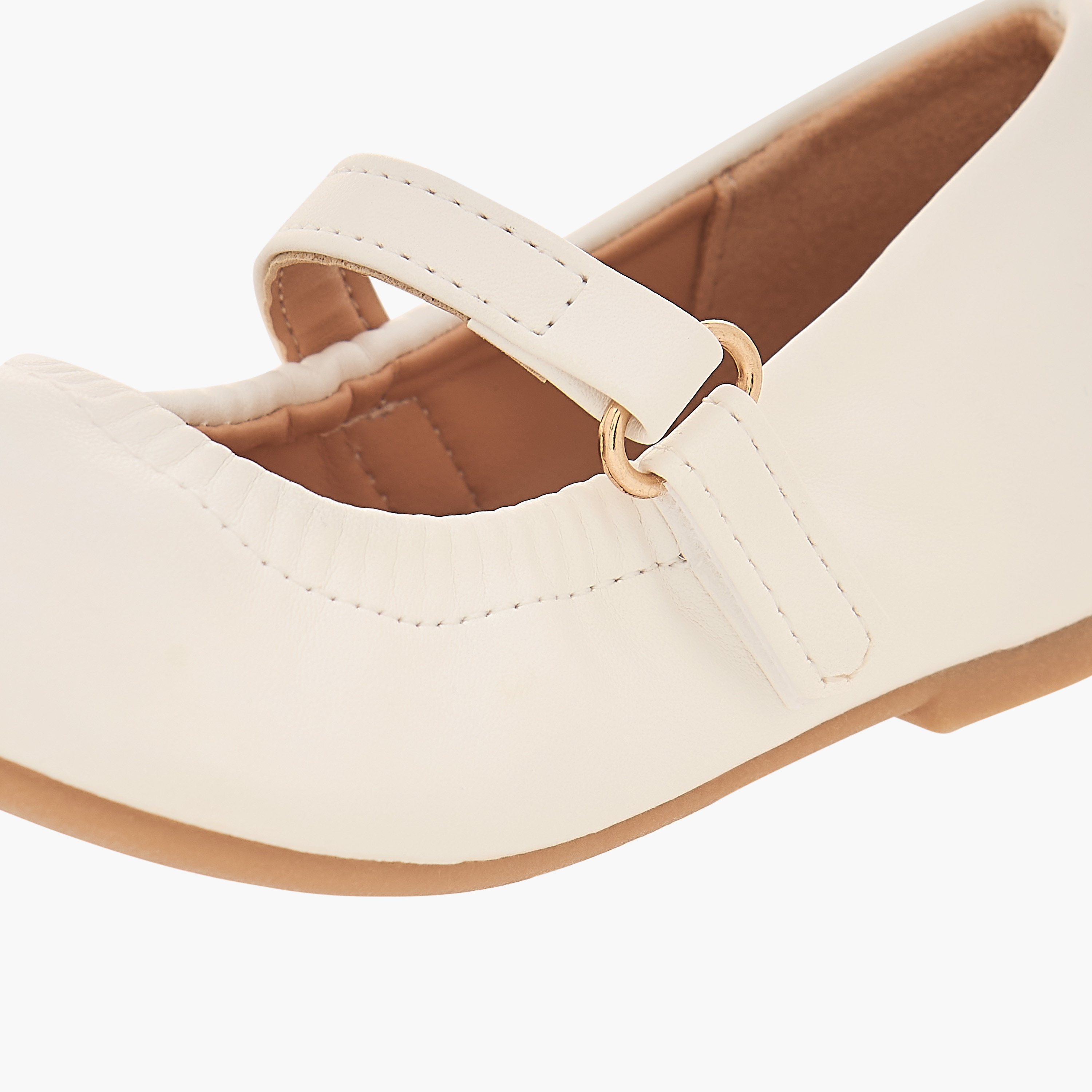 حذاء باليرينا سادة مع إغلاق بشريط إغلاق لاصق من فلورا بيلا-girls-shoes-maryjanes-image-6