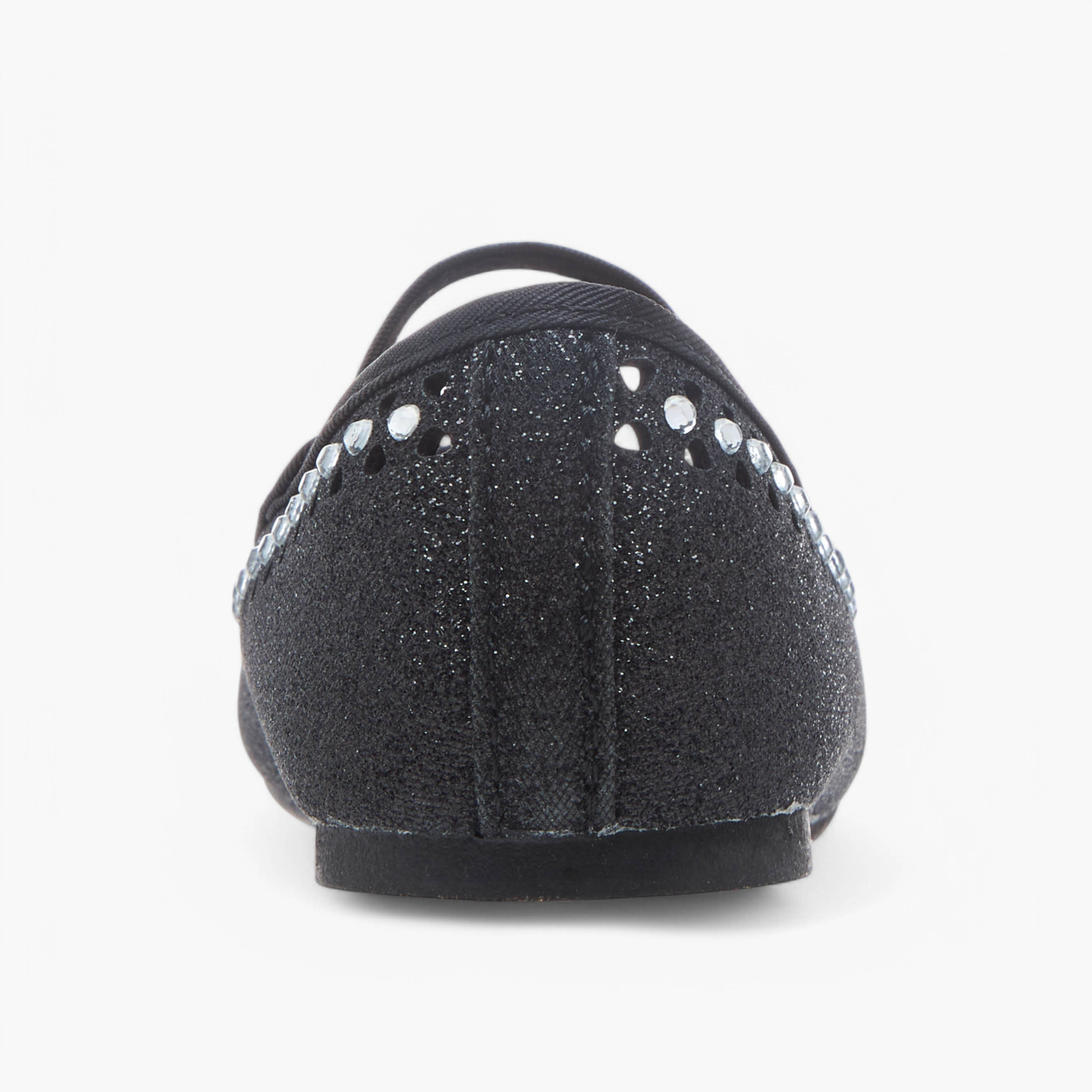 Flora Bella Embellished Ballerina Shoes with Elastic Closure-girls-shoes-ballerinas-image-5