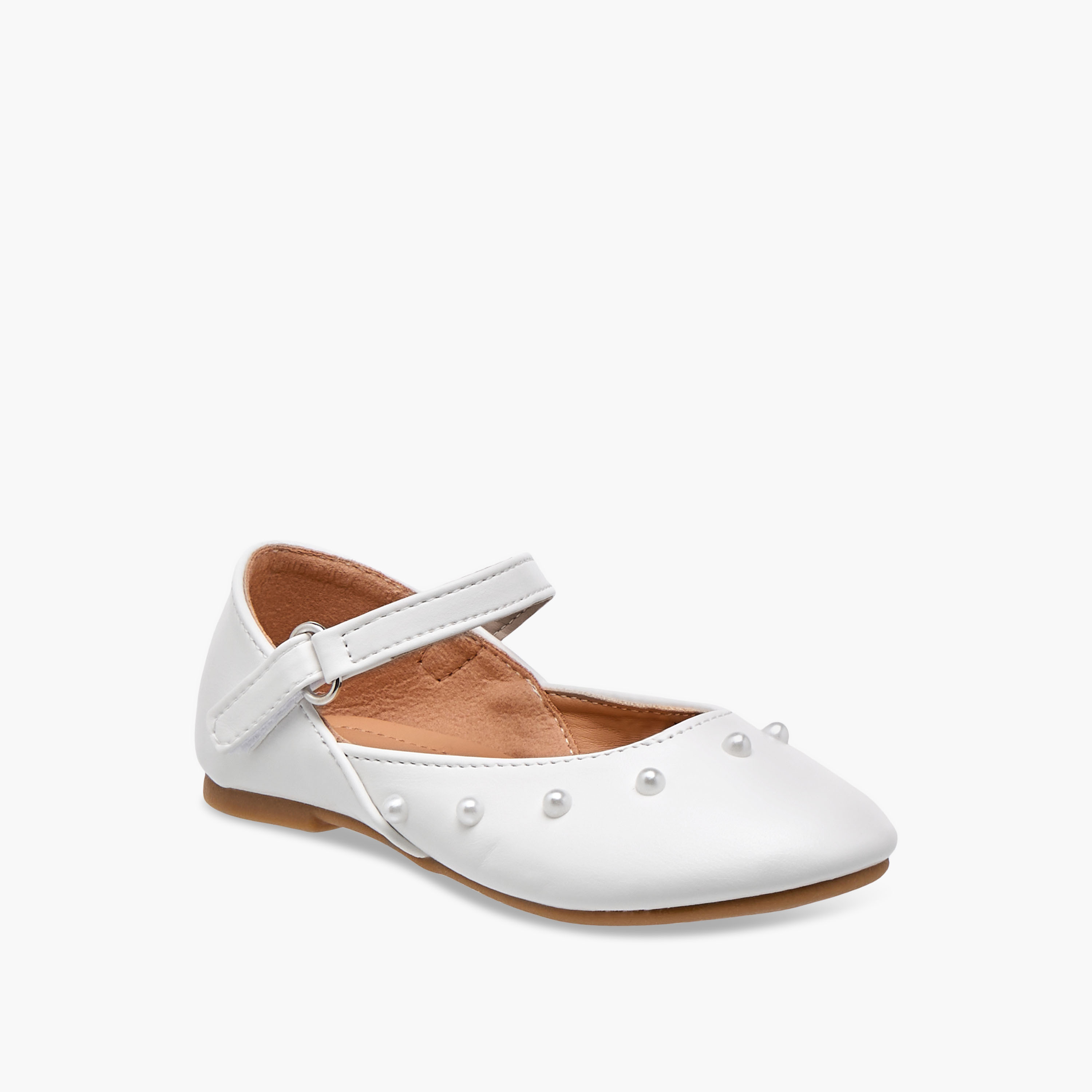 حذاء باليرينا مزين بشريط إغلاق لاصق من فلورا بيلا-girls-shoes-ballerinas-image-2