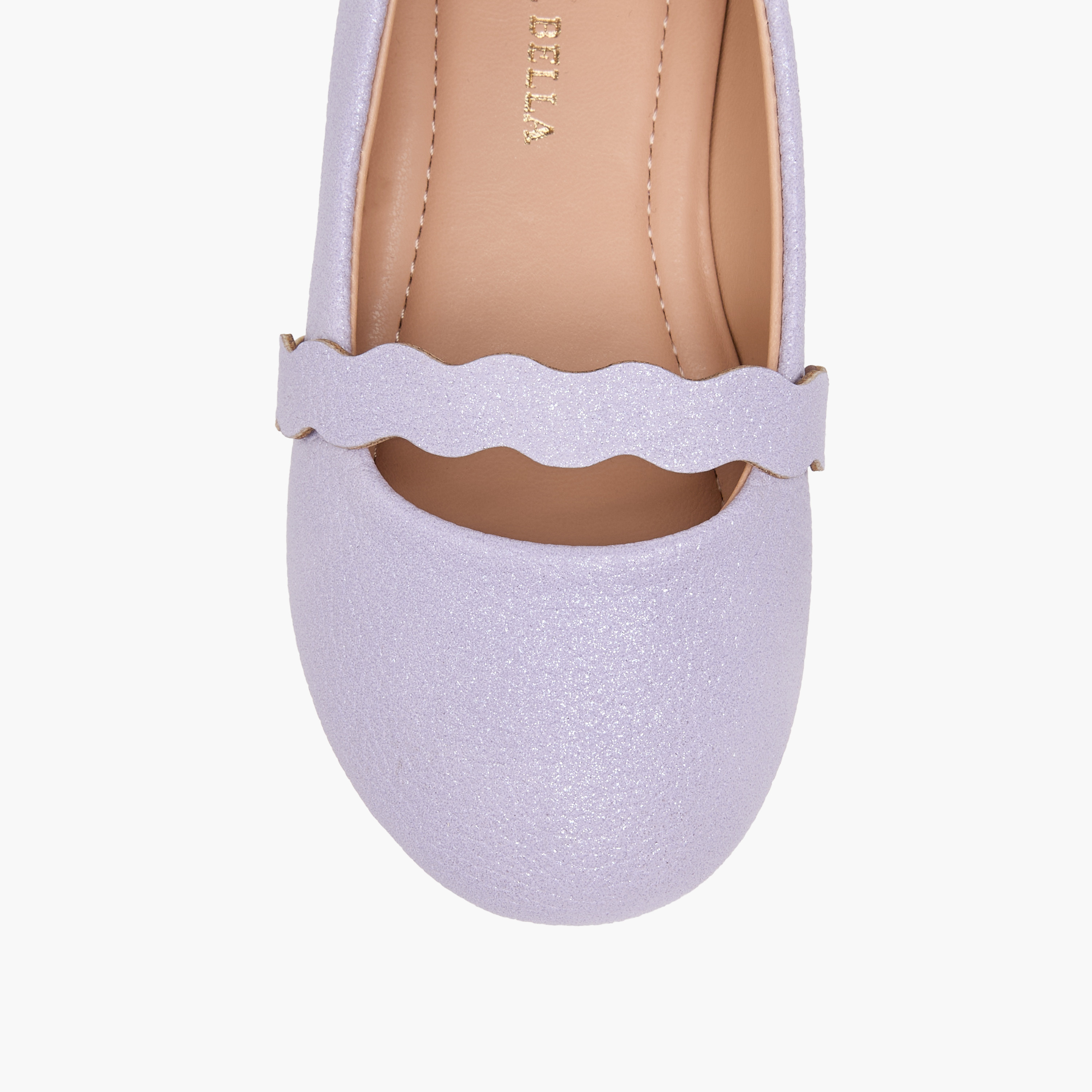 Flora Bella Textured Slip-On Ballerina Shoes-girls-shoes-ballerinas-image-4