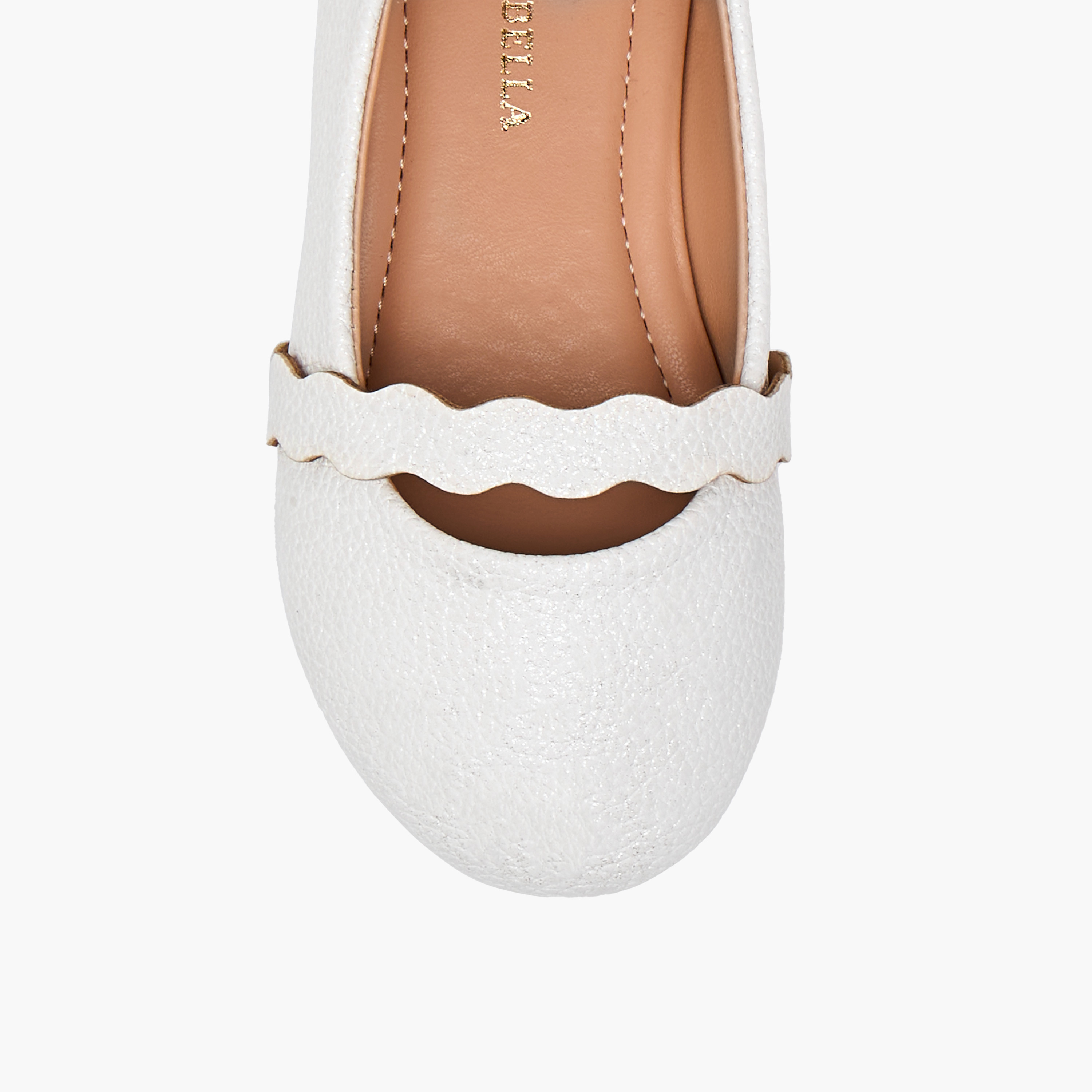 Flora Bella Textured Slip-On Ballerina Shoes-girls-shoes-ballerinas-image-4