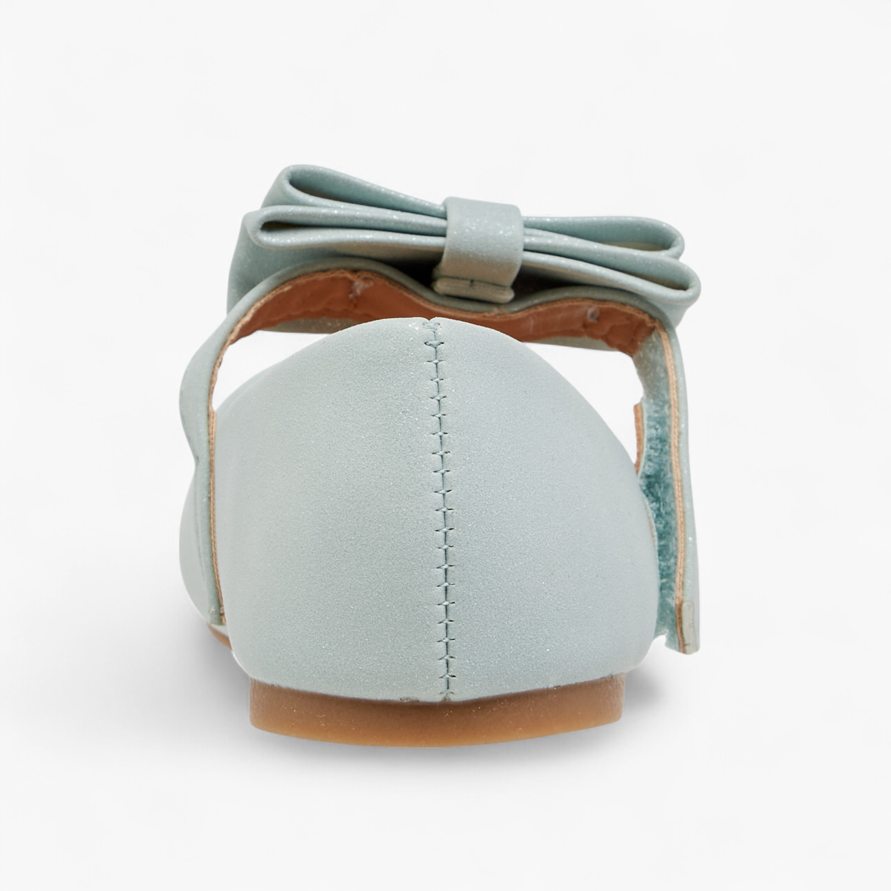 Flora Bella Bow Accent Ballerina Shoes with Hook and Loop Closure-girls-shoes-maryjanes-image-5