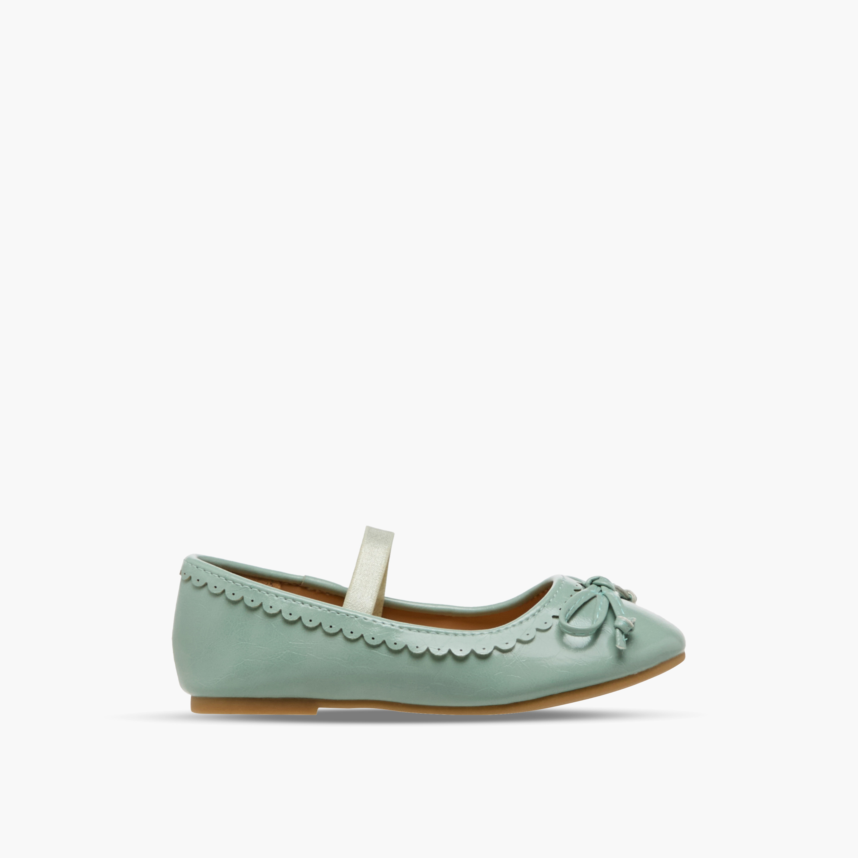Flora Bella Girls Scallop Detail Elasticated Strap Ballerina Shoes-girls-shoes-ballerinas-image-3