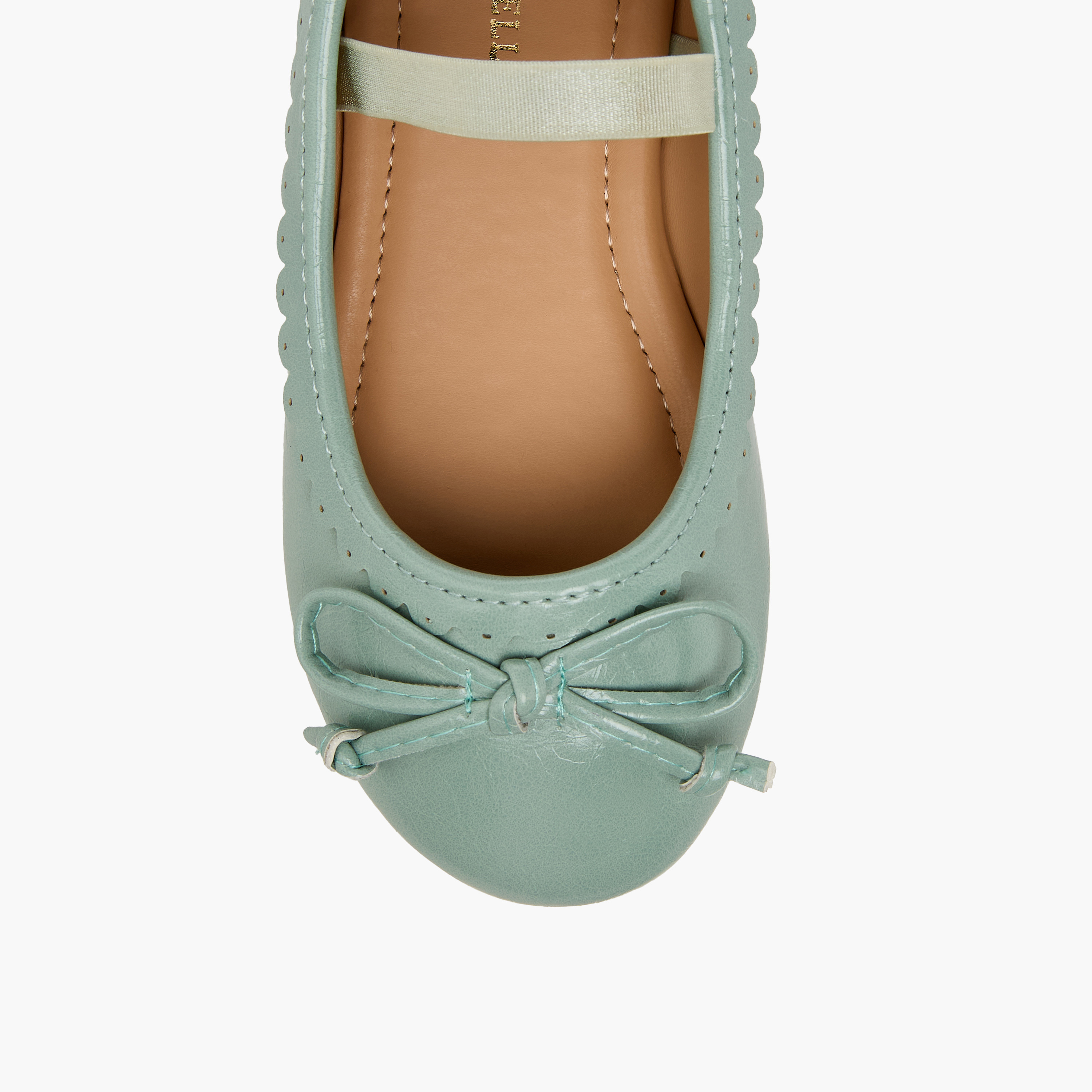 Flora Bella Girls Scallop Detail Elasticated Strap Ballerina Shoes-girls-shoes-ballerinas-image-4