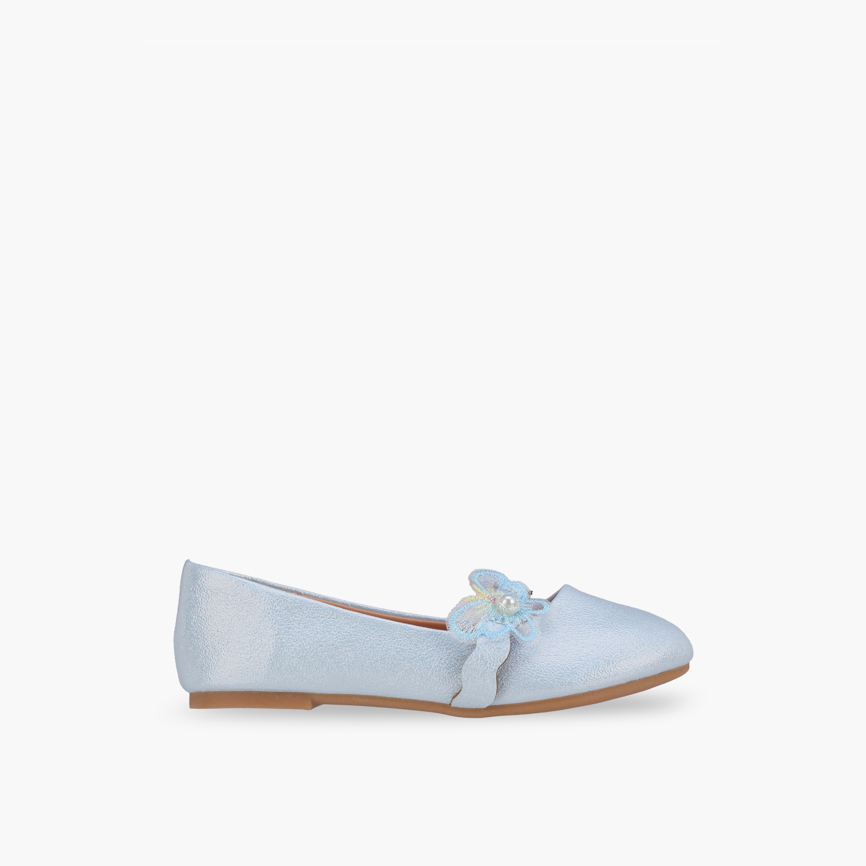Flora Bella Girls Butterfly Embellished Ballerina Shoes-girls-shoes-ballerinas-image-3