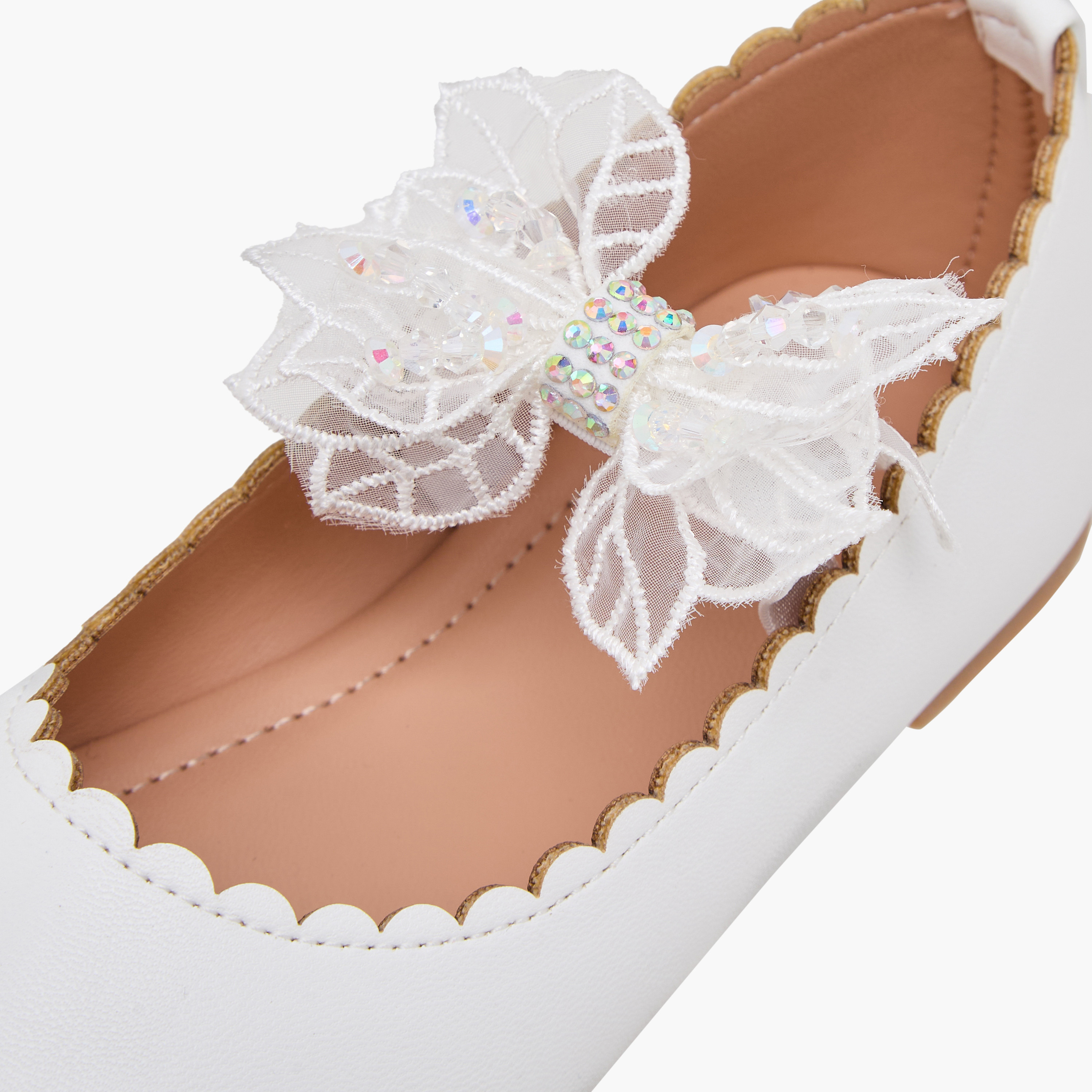Flora Bella Girls Flower Embellished Ballerina Shoes-girls-shoes-ballerinas-image-6