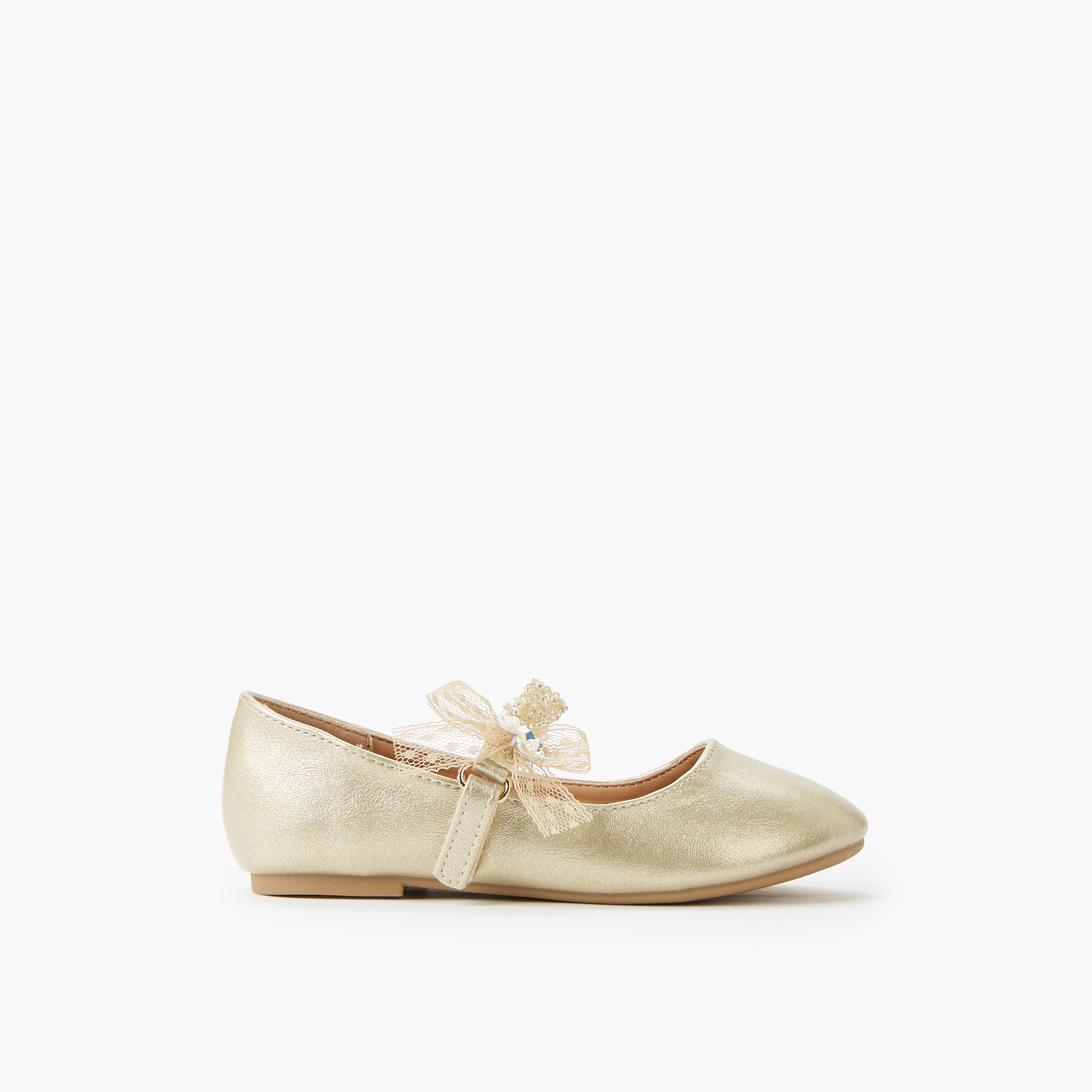 Flora Bella Girls Hook and Loop Ballerina Shoes-girls-shoes-maryjanes-image-3