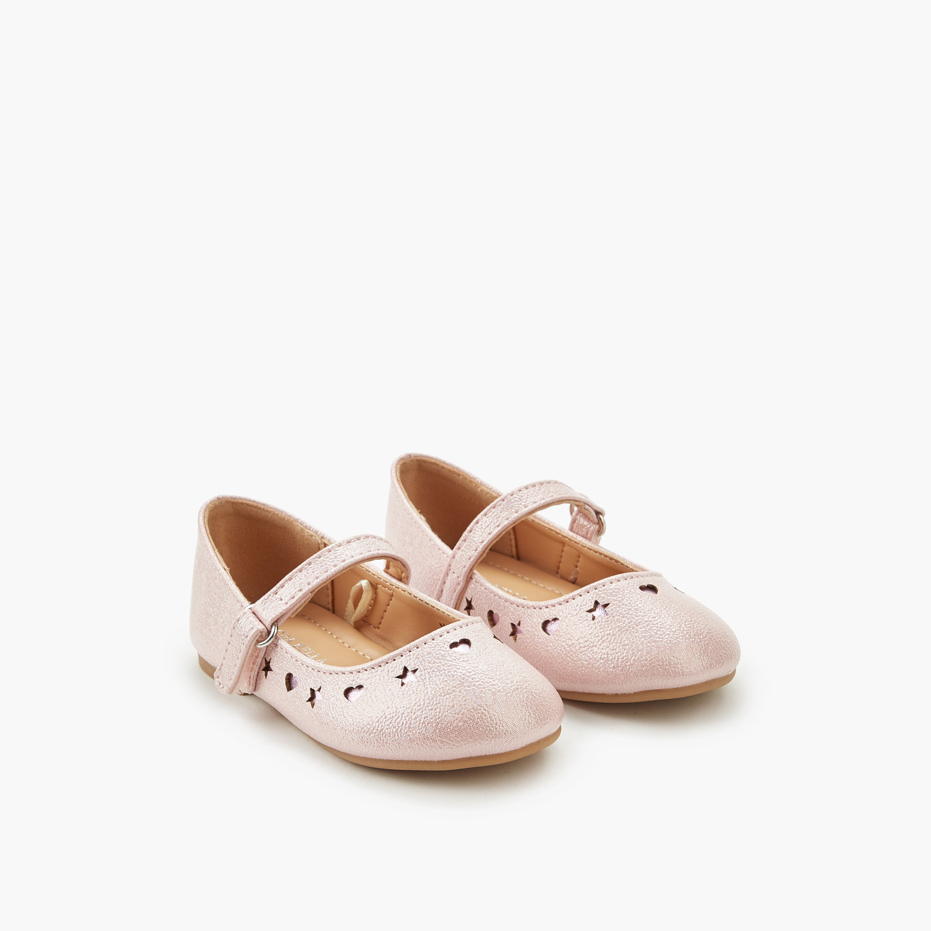 Flora Bella Girls Hook and Loop Ballerina Shoes-girls-shoes-maryjanes-image-1