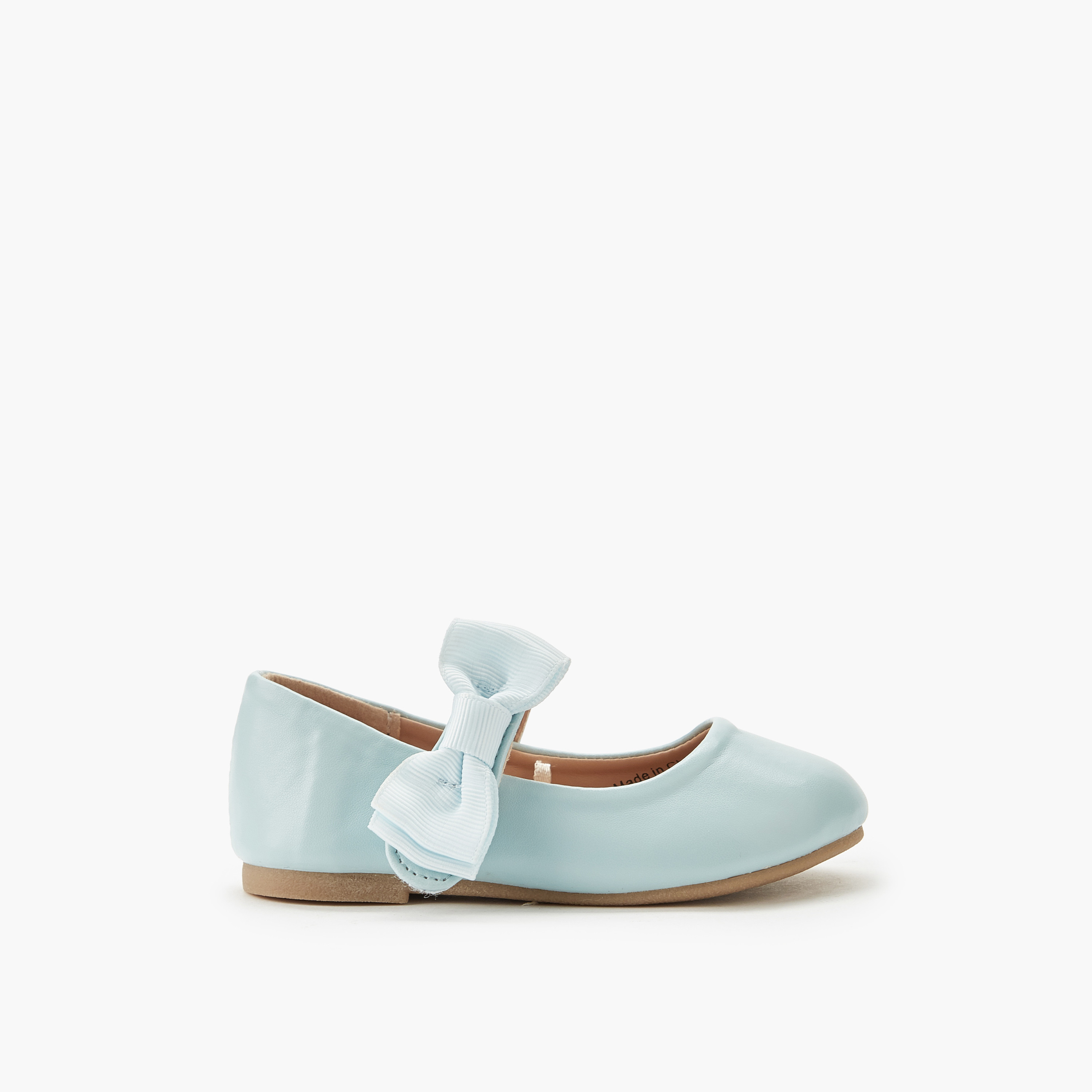 Flora Bella Girls Bow Detail Ballerina Shoes-girls-shoes-maryjanes-image-2