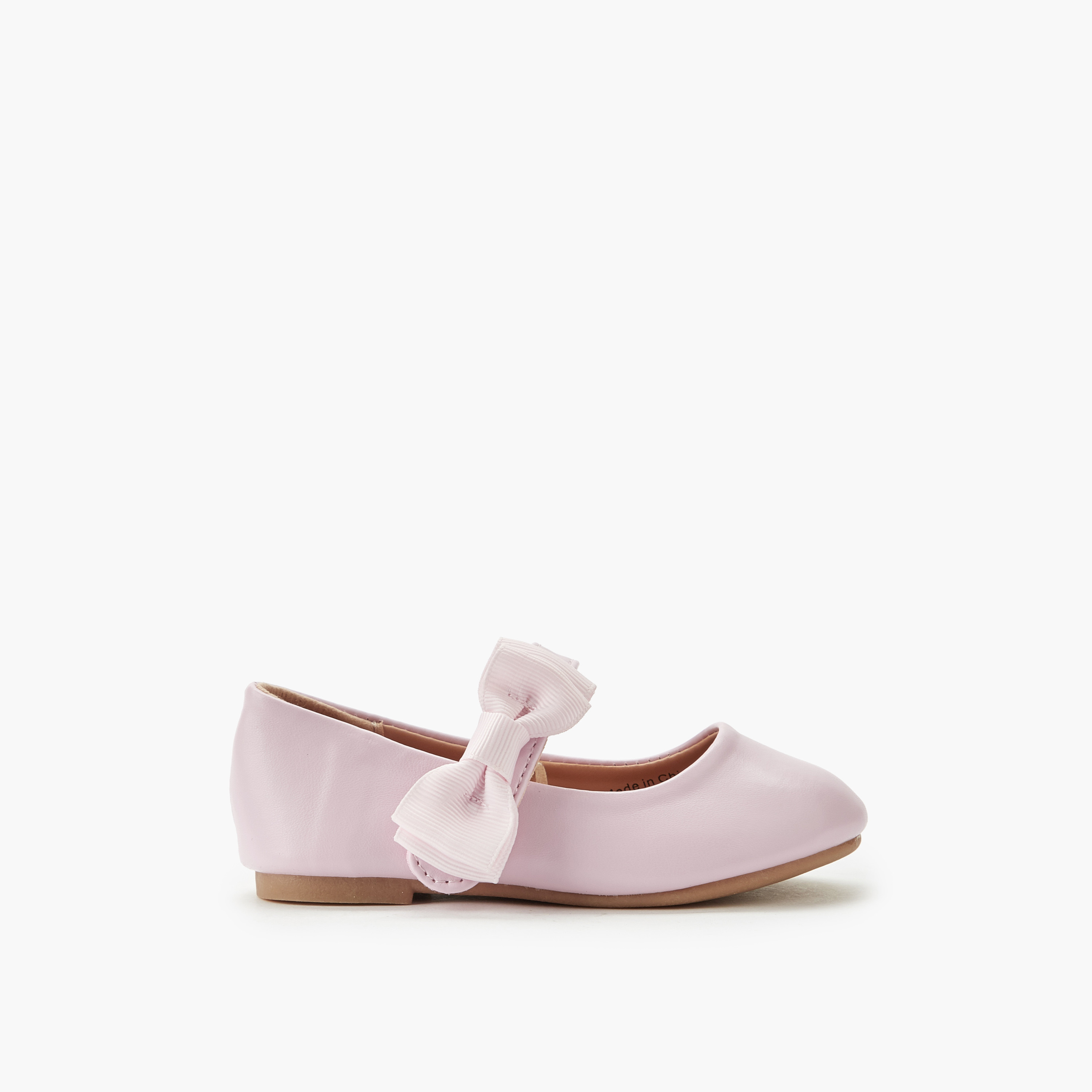 حذاء باليرينا بفيونكة للبنات من فلورا بيلا-girls-shoes-maryjanes-image-2
